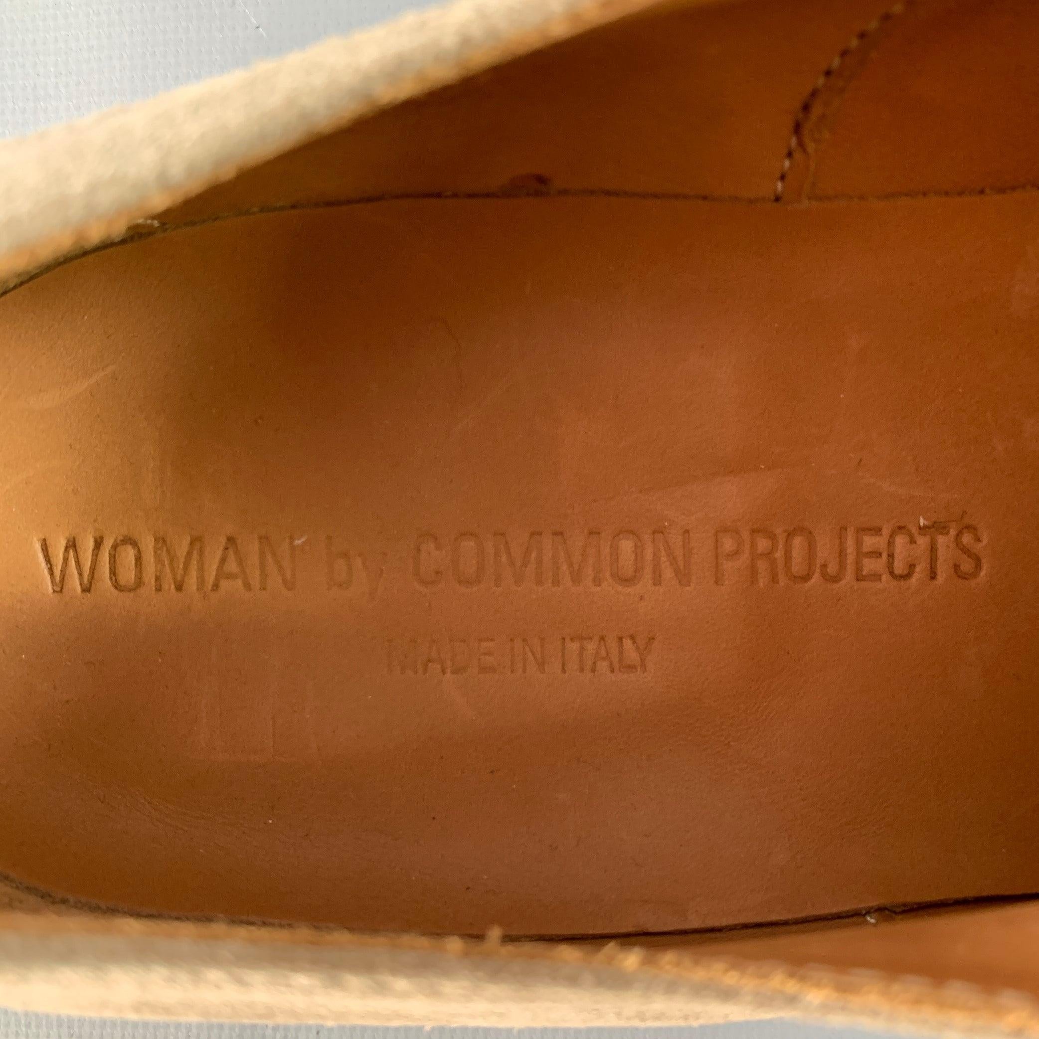 COMMON PROJECTS Size 11 Taupe Suede Lace-Up Oxford Shoes For Sale 3