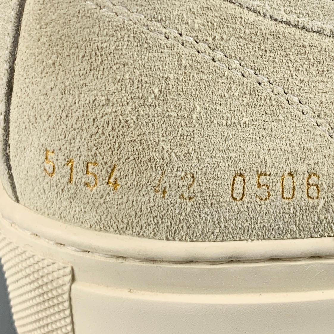 COMMON PROJECTS Size 9 Natural Leather Lace Up Sneakers 3