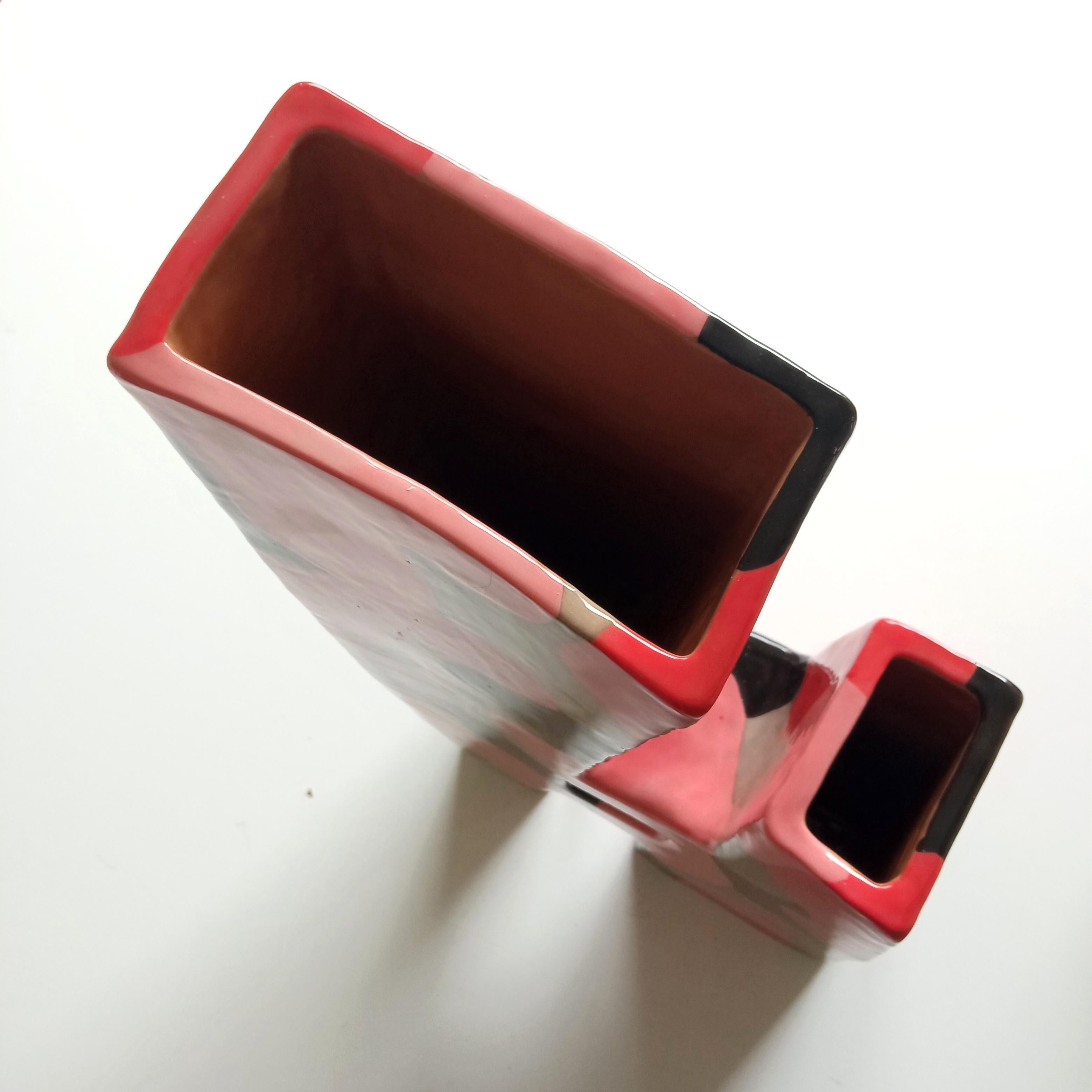 Italian COMMUNICATING VASES 1 - Terracotta- XXI Century - by Chiara Berta Artist For Sale