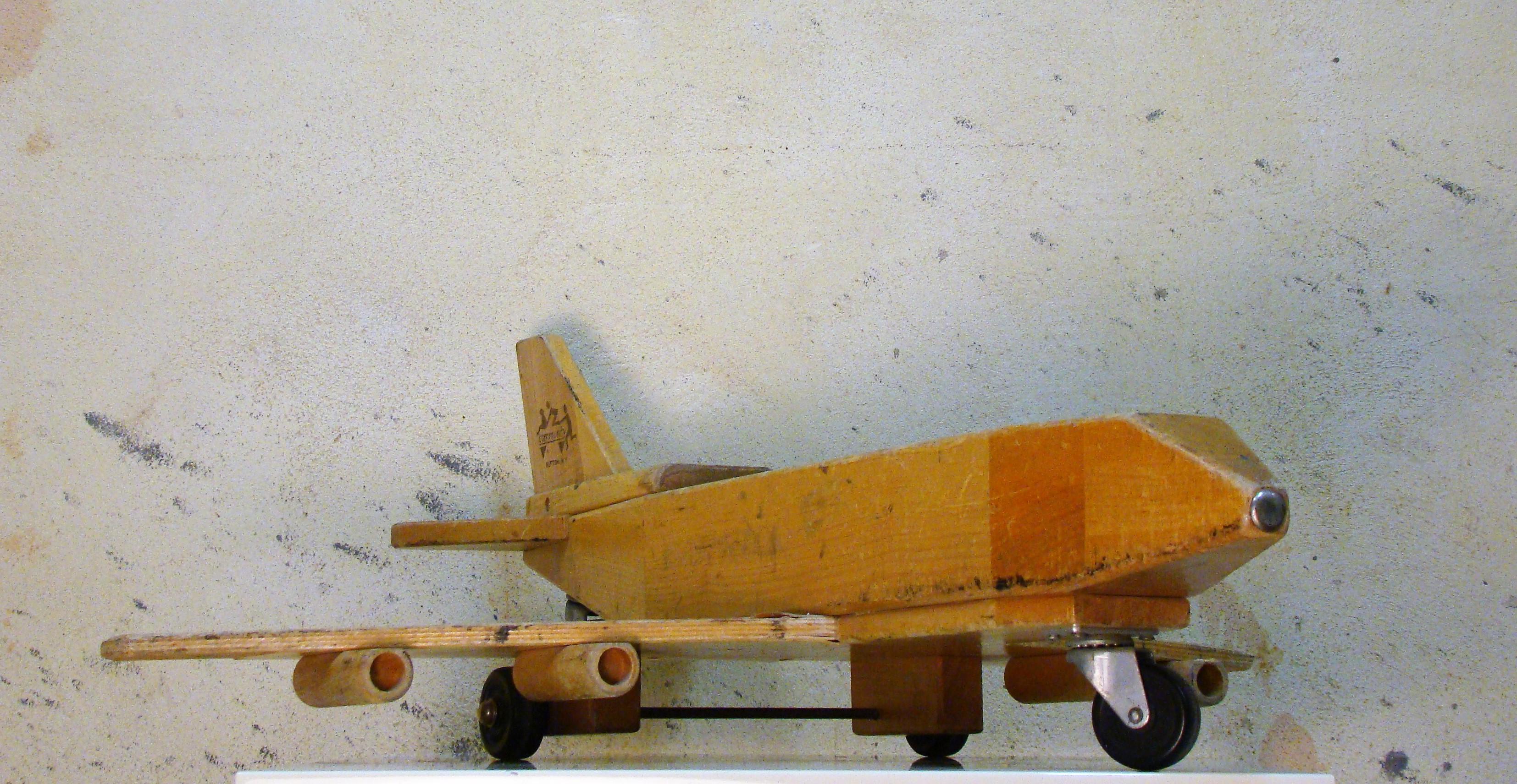 Community Playthings Wooden Toy Cargo Airplane, circa 1968, USA For Sale 4
