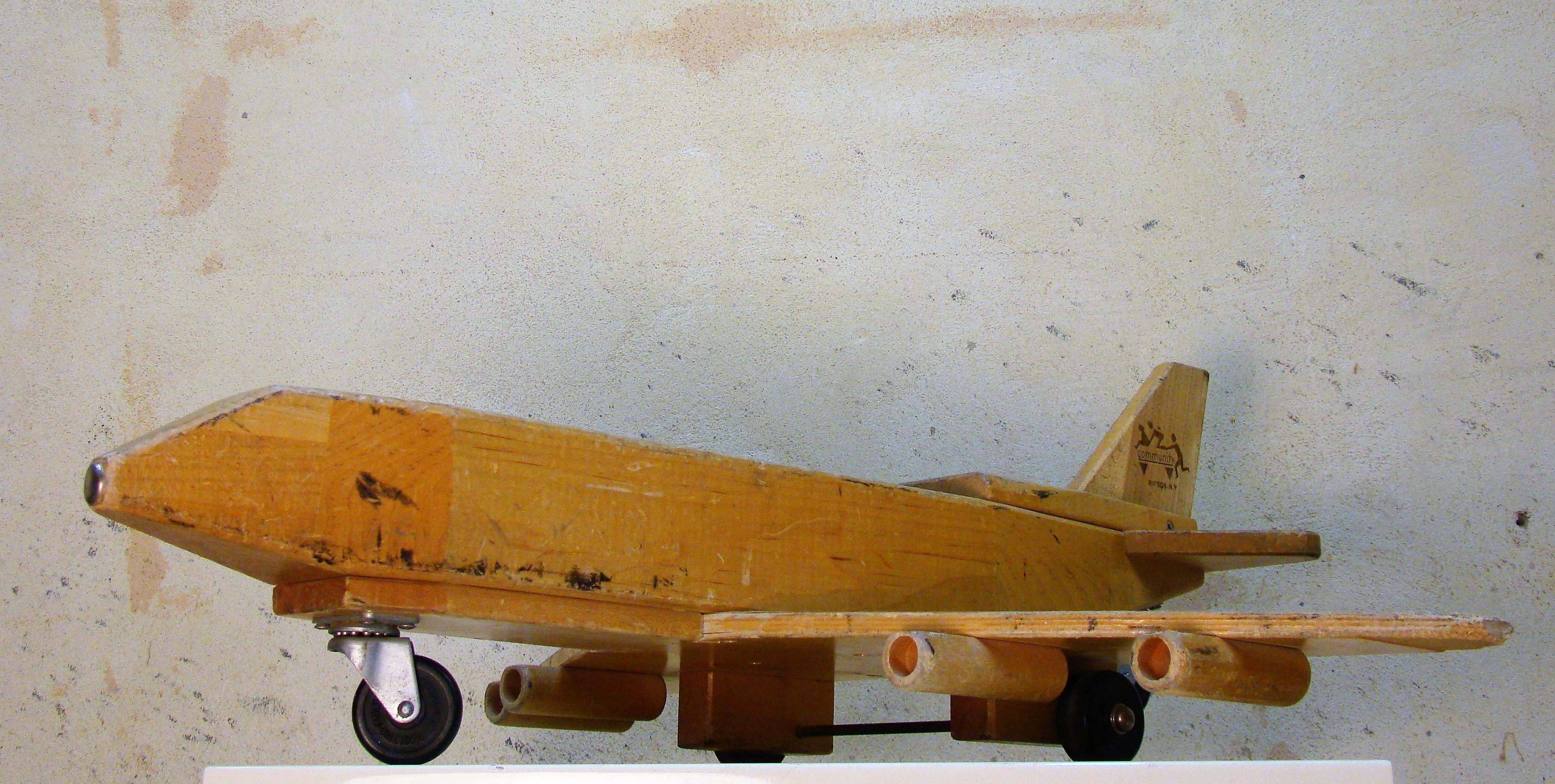 Community Playthings Wooden Toy Cargo Airplane, circa 1968, USA For Sale 5