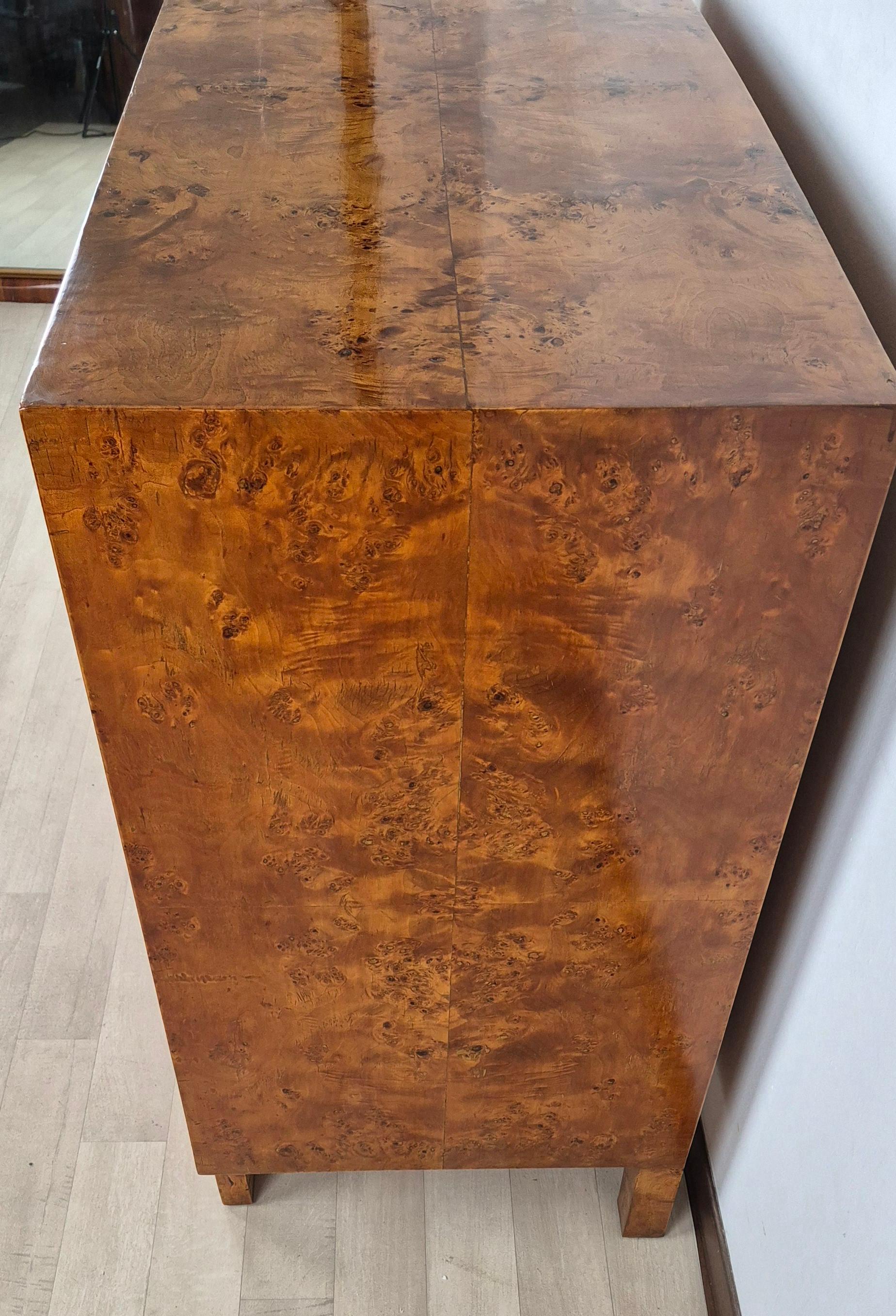Art Deco Kubistische Kommode (Messing) im Angebot