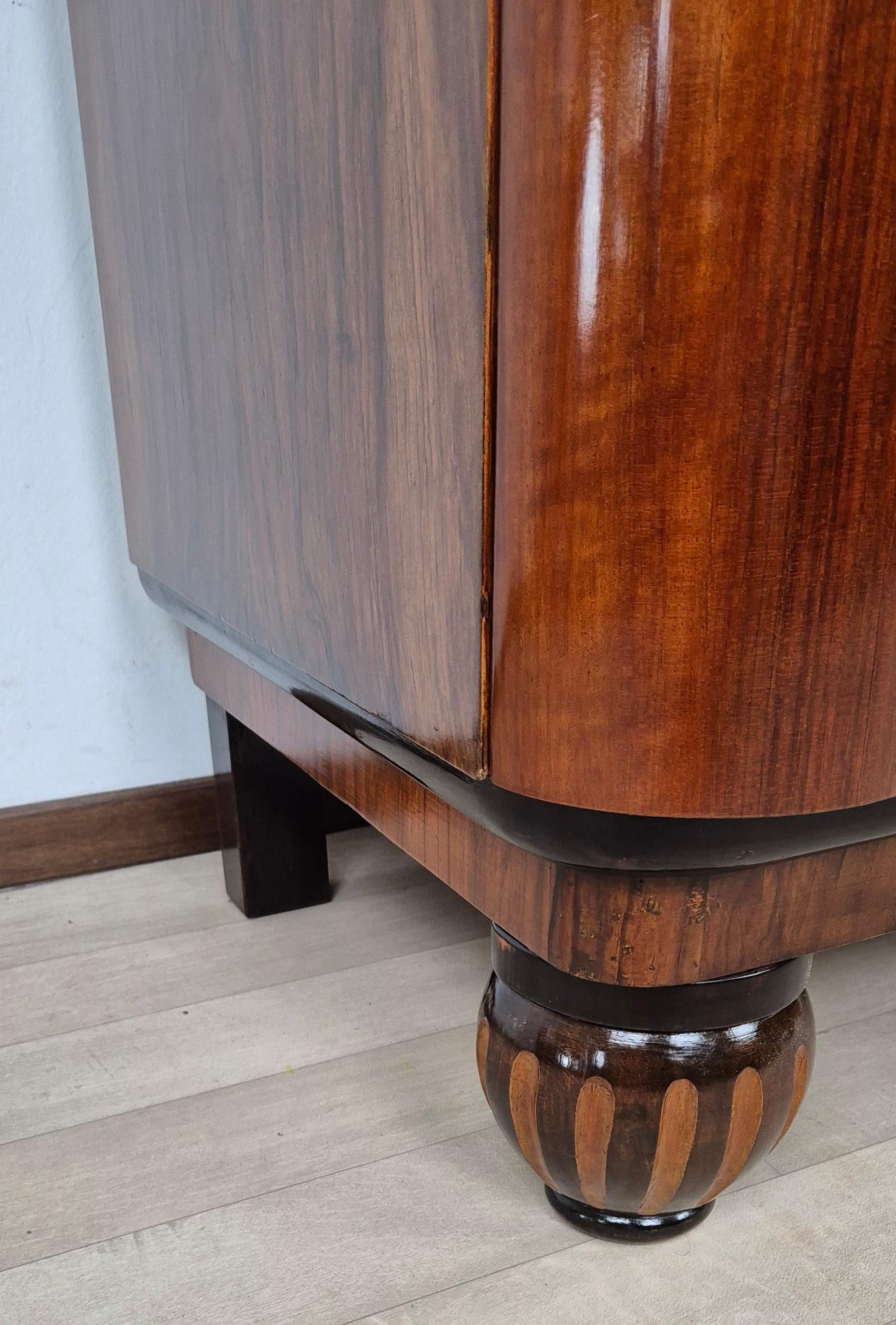Venezianisches Art Deco Como 3 Schubladen 1934 im Angebot 12