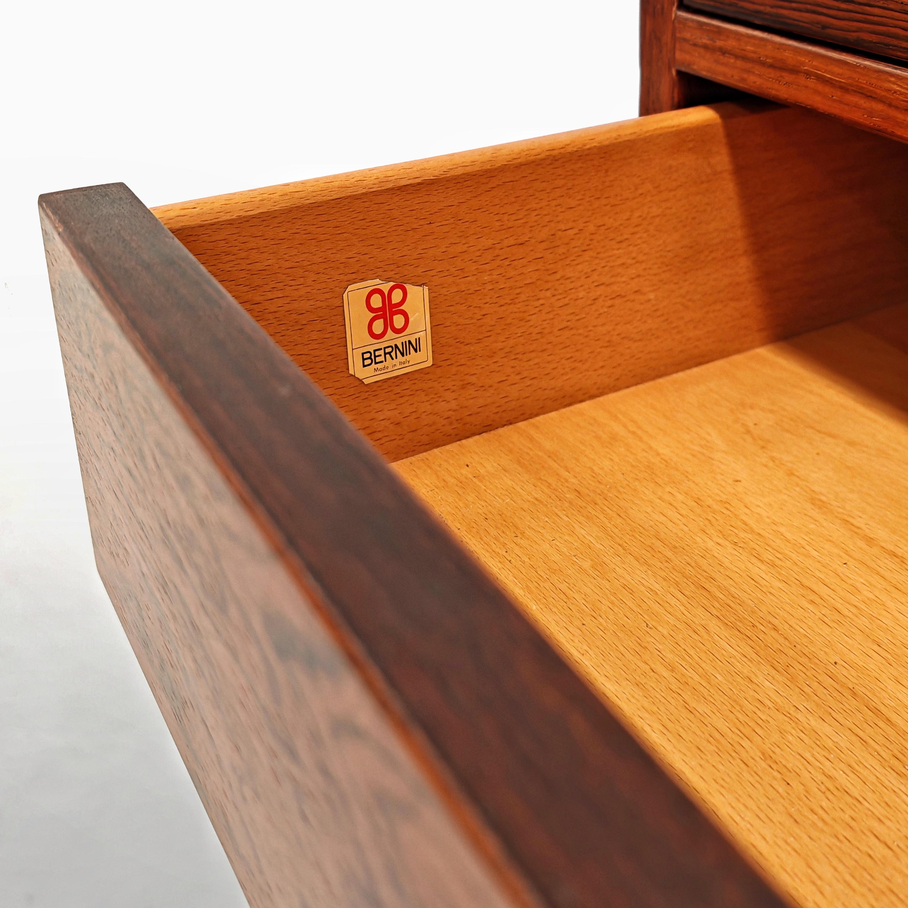 como Cassettiera in legno G. Frattini per Bernini anni 50 in vendita 3