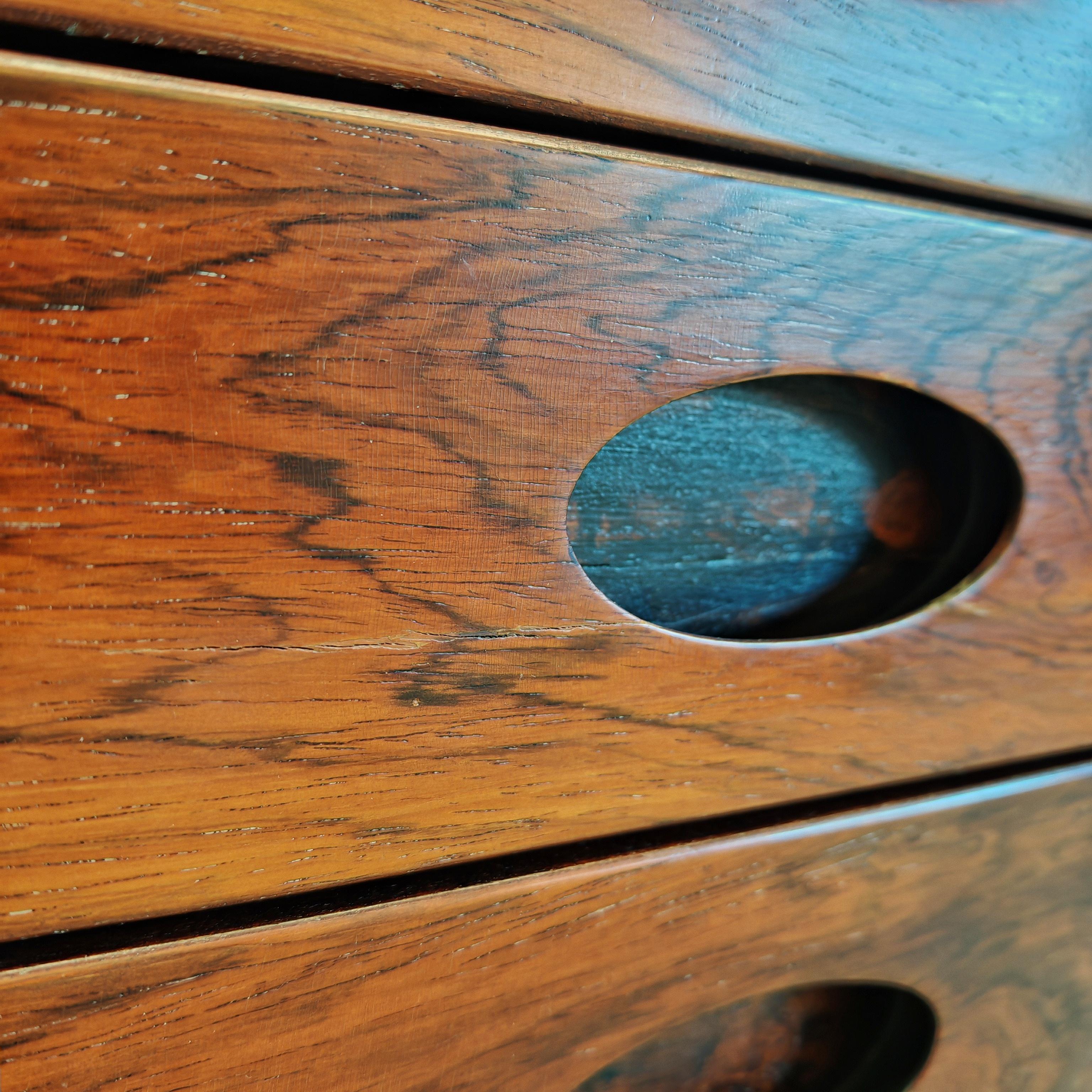 como Cassettiera in legno G. Frattini per Bernini anni 50 in vendita 11