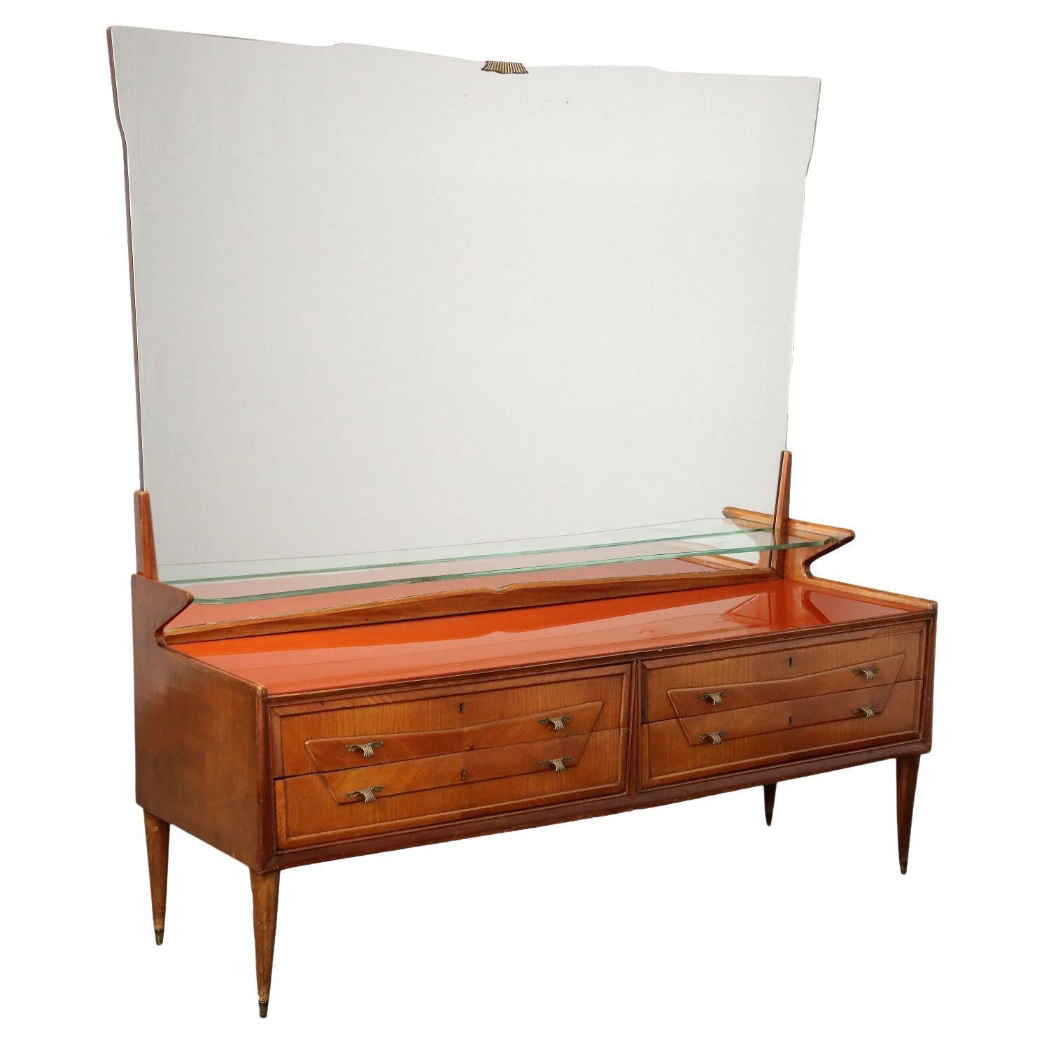Dresser with mirror Years 50-60 For Sale