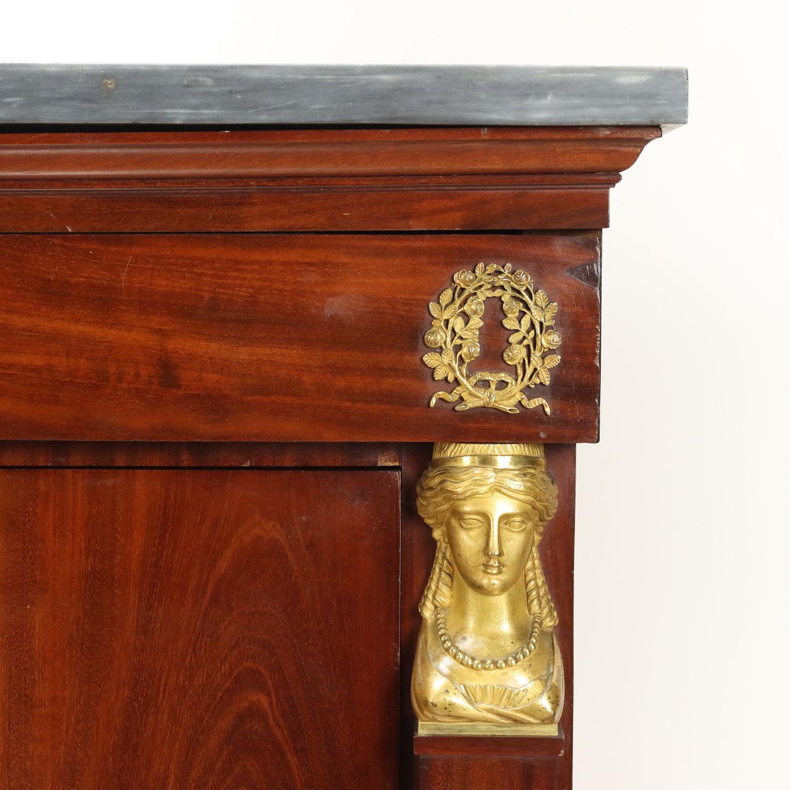 Commode Empire Milan, début du 19e siècle Bon état - En vente à Milano, IT