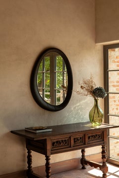 Specchio Como - Oak Oak tinto nero