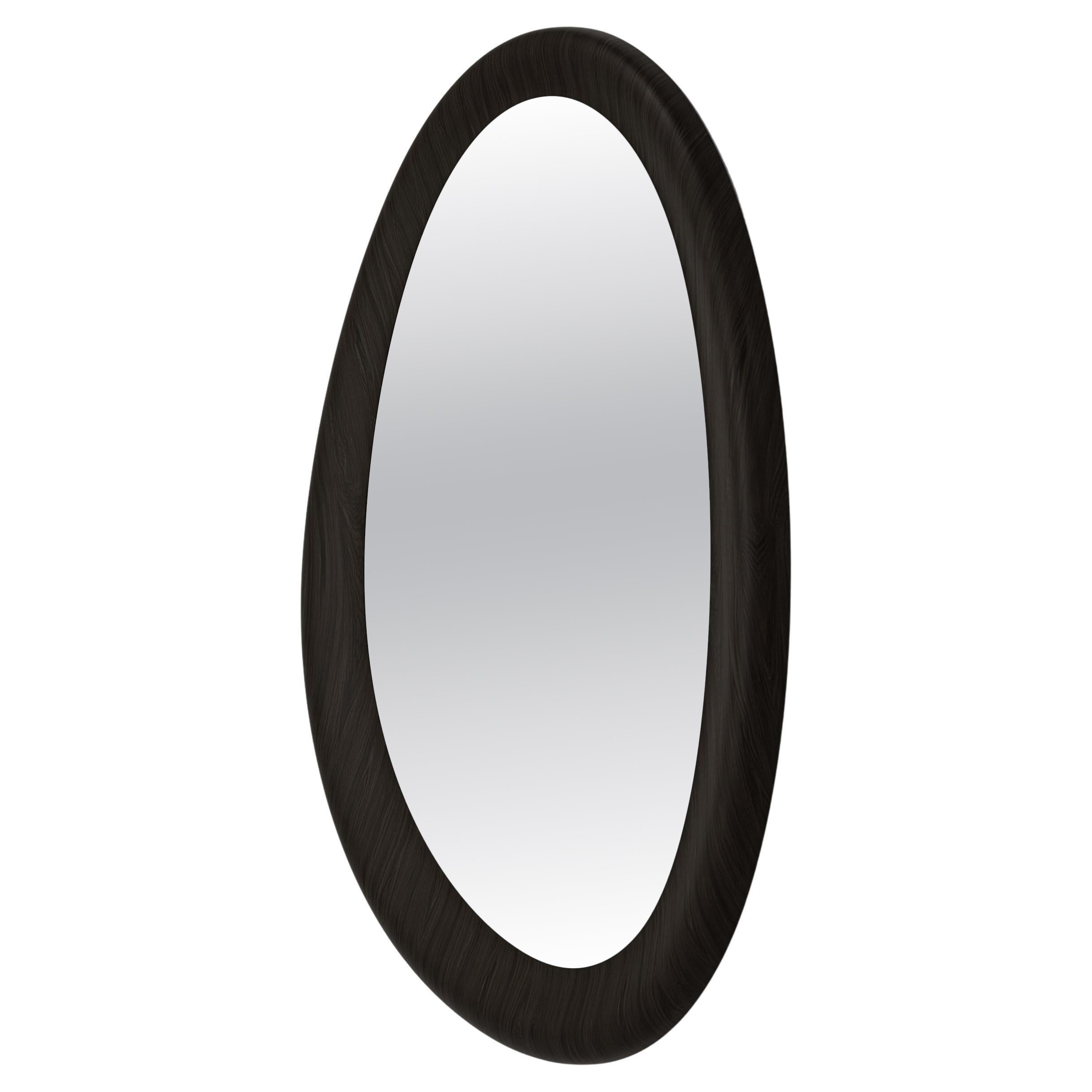 Como Mirror - Black Stained Oak