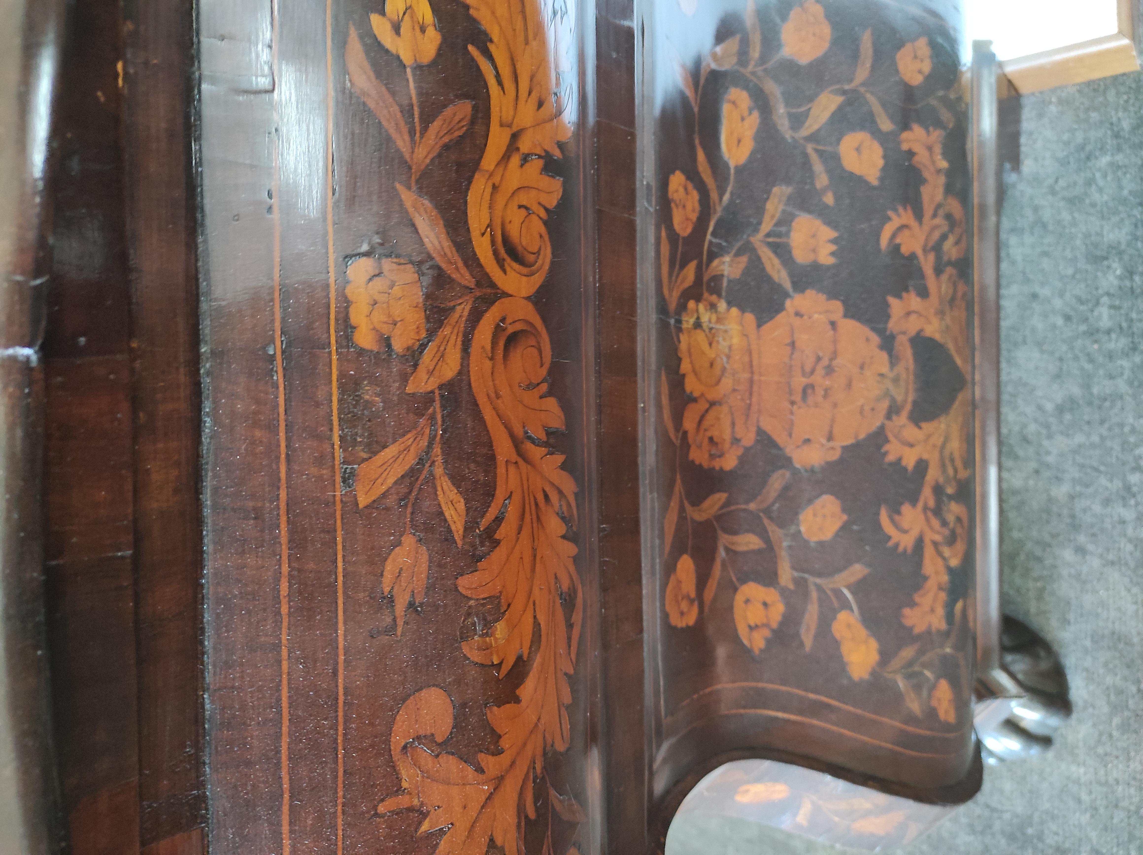 Baroque Dutch inlaid dresser  For Sale