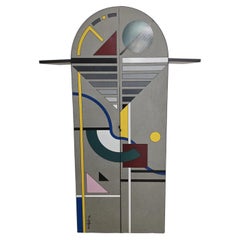 Comò postmodernista di Eugenio Pinuer stile Memphis