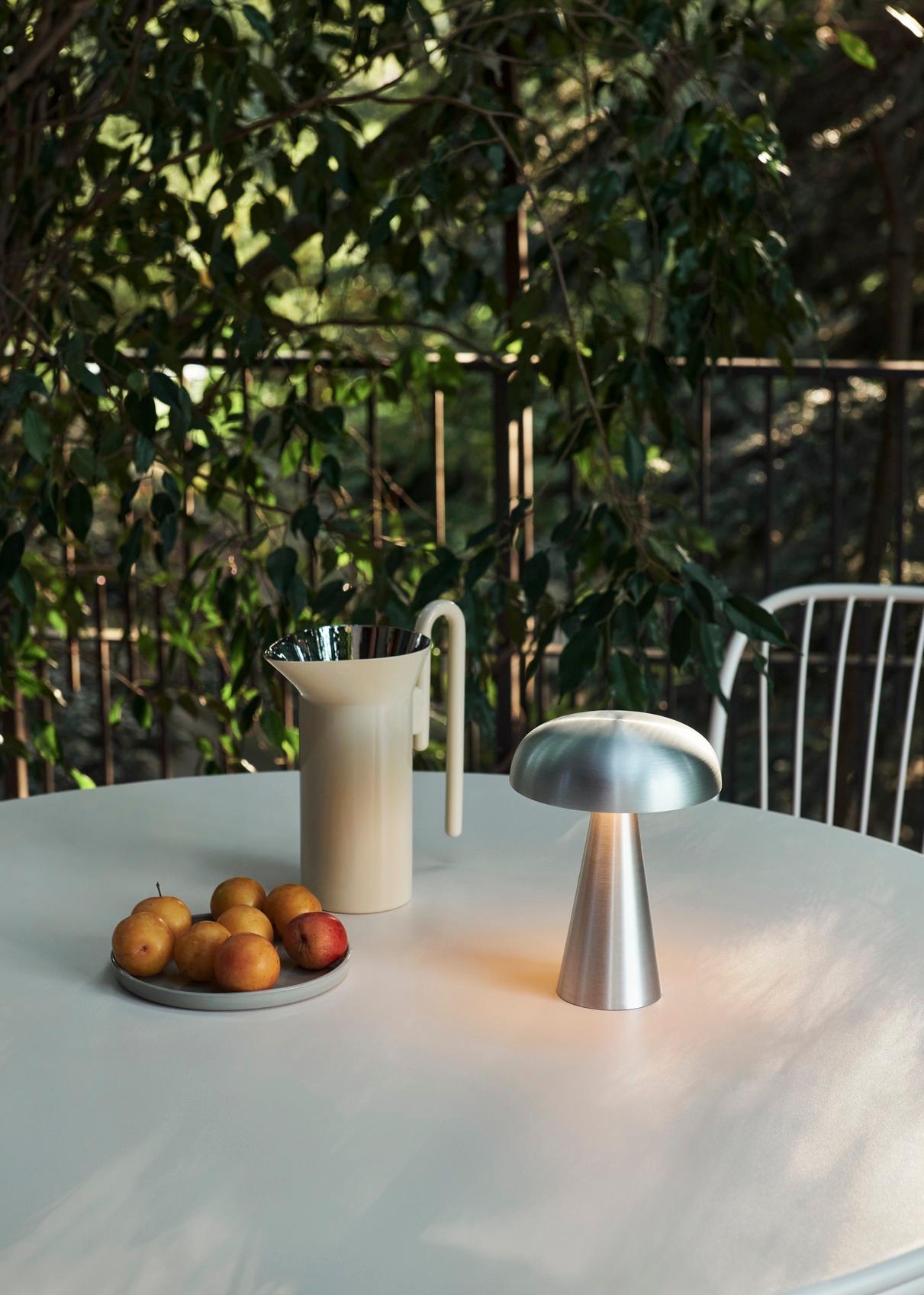Contemporary Como SC53 Aluminum Portable Table Lamp by Space Copenhagen for & Tradition For Sale