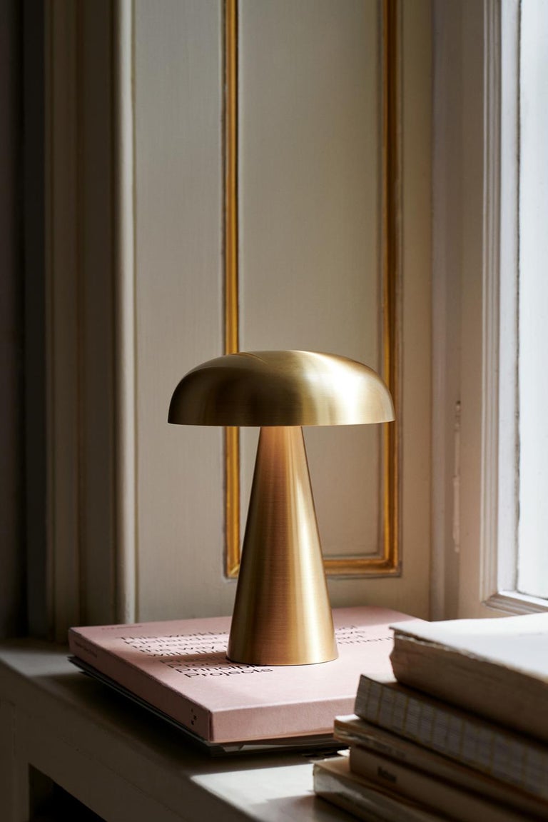 Como Sc53 Brass Portable Table Lamp by Space Copenhagen for and Tradition  For Sale at 1stDibs