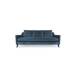 Como Sofa in Cotton Velvet and Fully Upholstered Legs by Brabbu