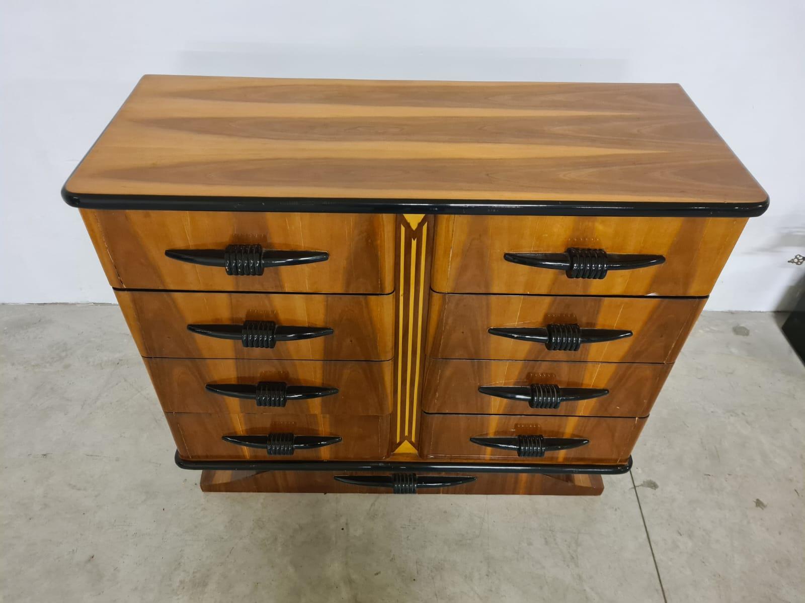 Comò stile art Dèco anni 40' in vendita 8