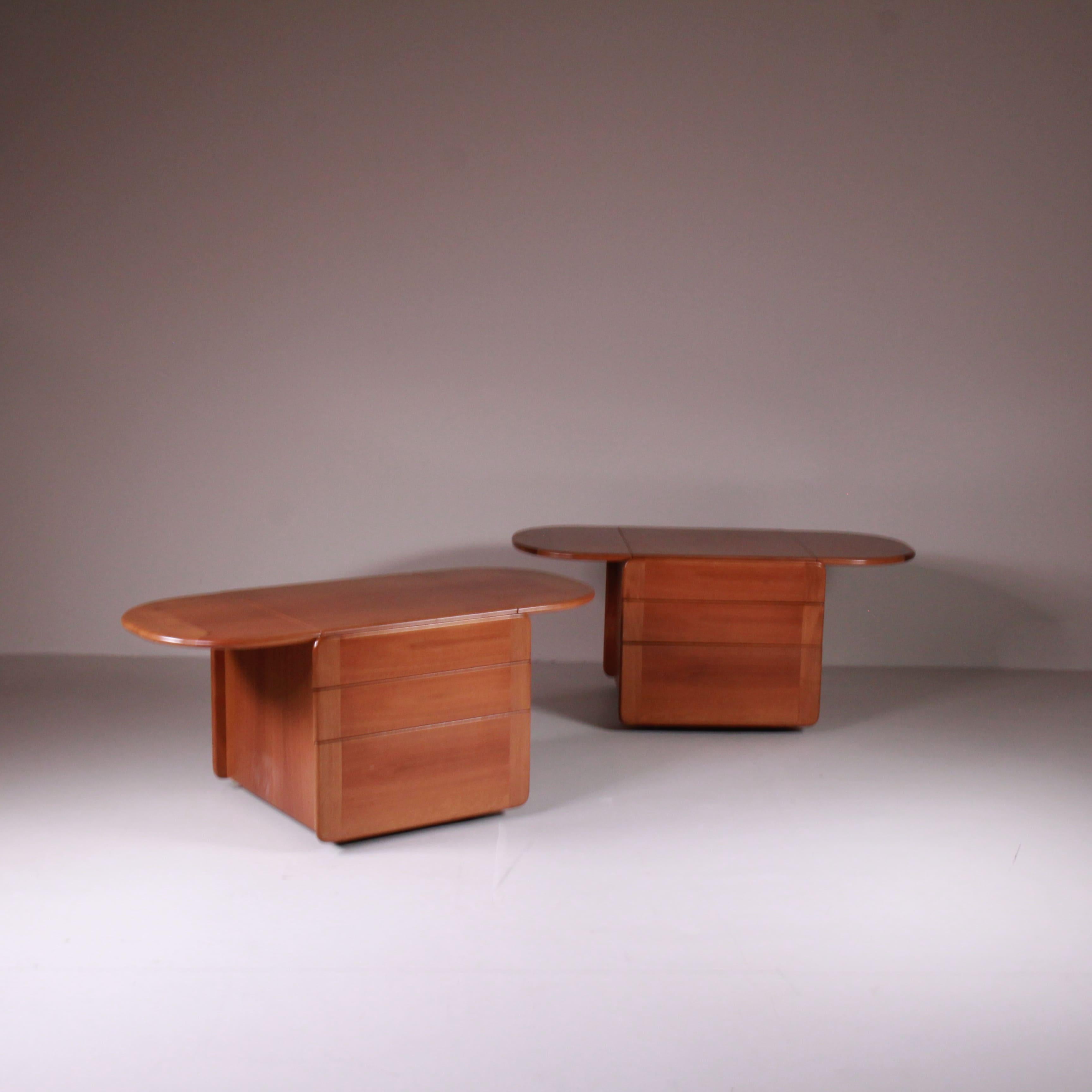 Italian Comodini, Afra e Tobia Scarpa, Molteni, 1970 For Sale