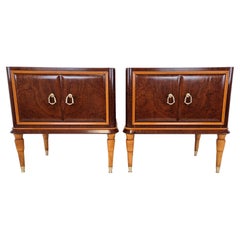Tables de nuit milanaises Art déco 1940