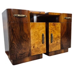 Tables de chevet milanaises Art déco " CUBISTA "