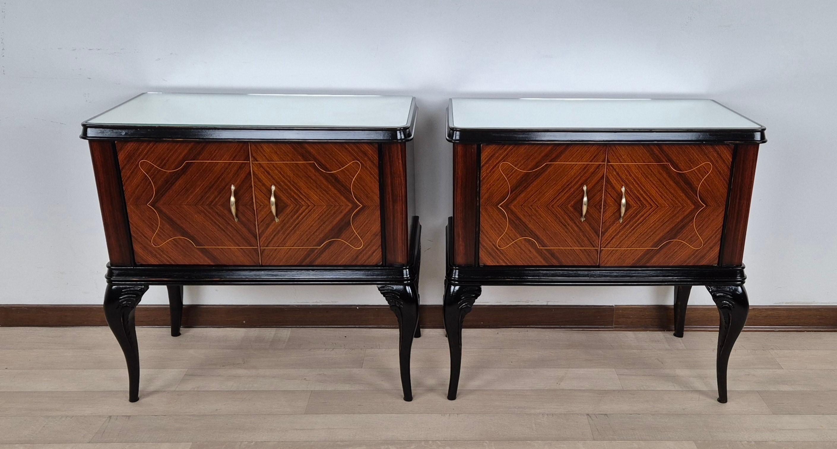 Italian Comodini Art Déco 
