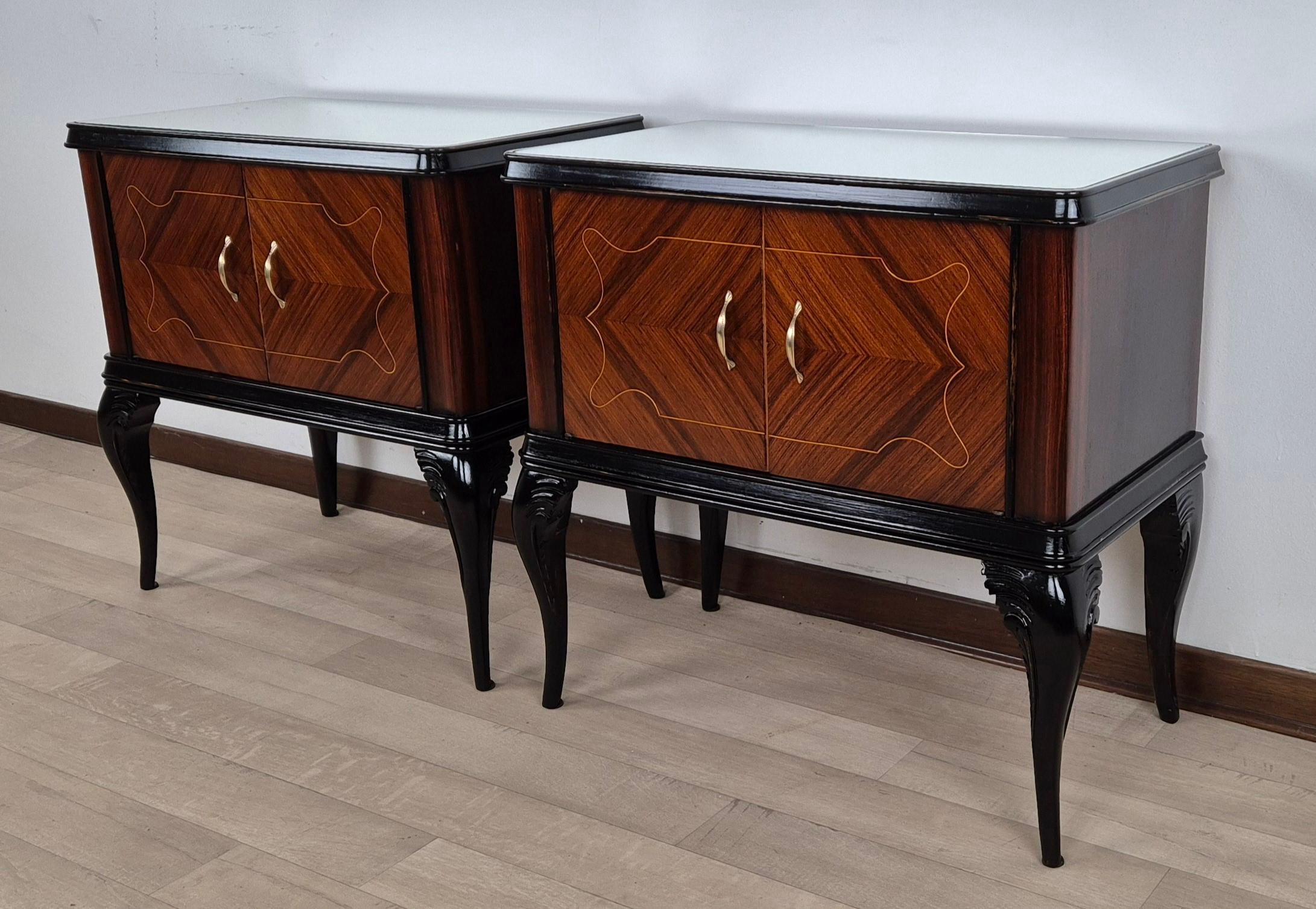 Laiton Comodini Art Déco 