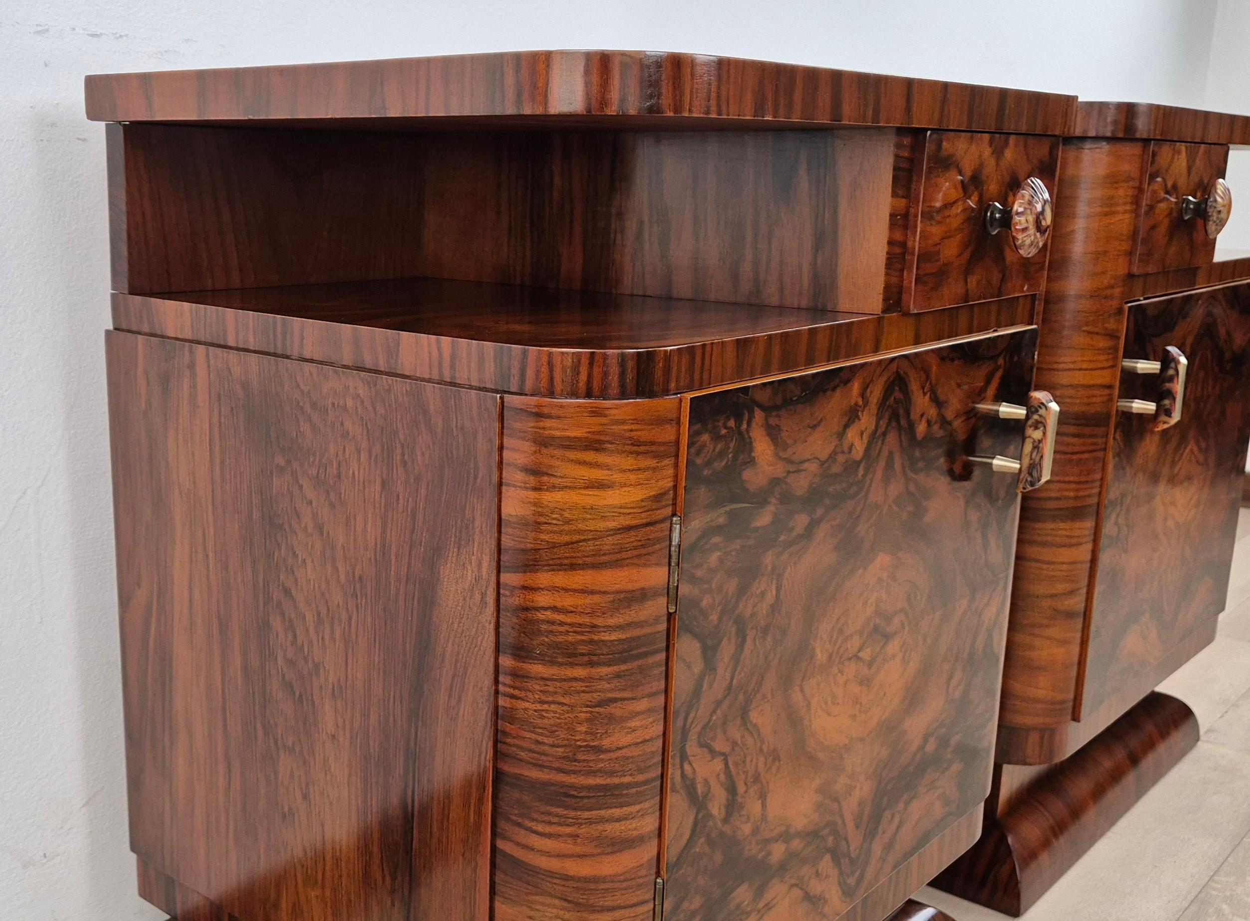 Italian Comodini Art Déco Veneziani 1928 