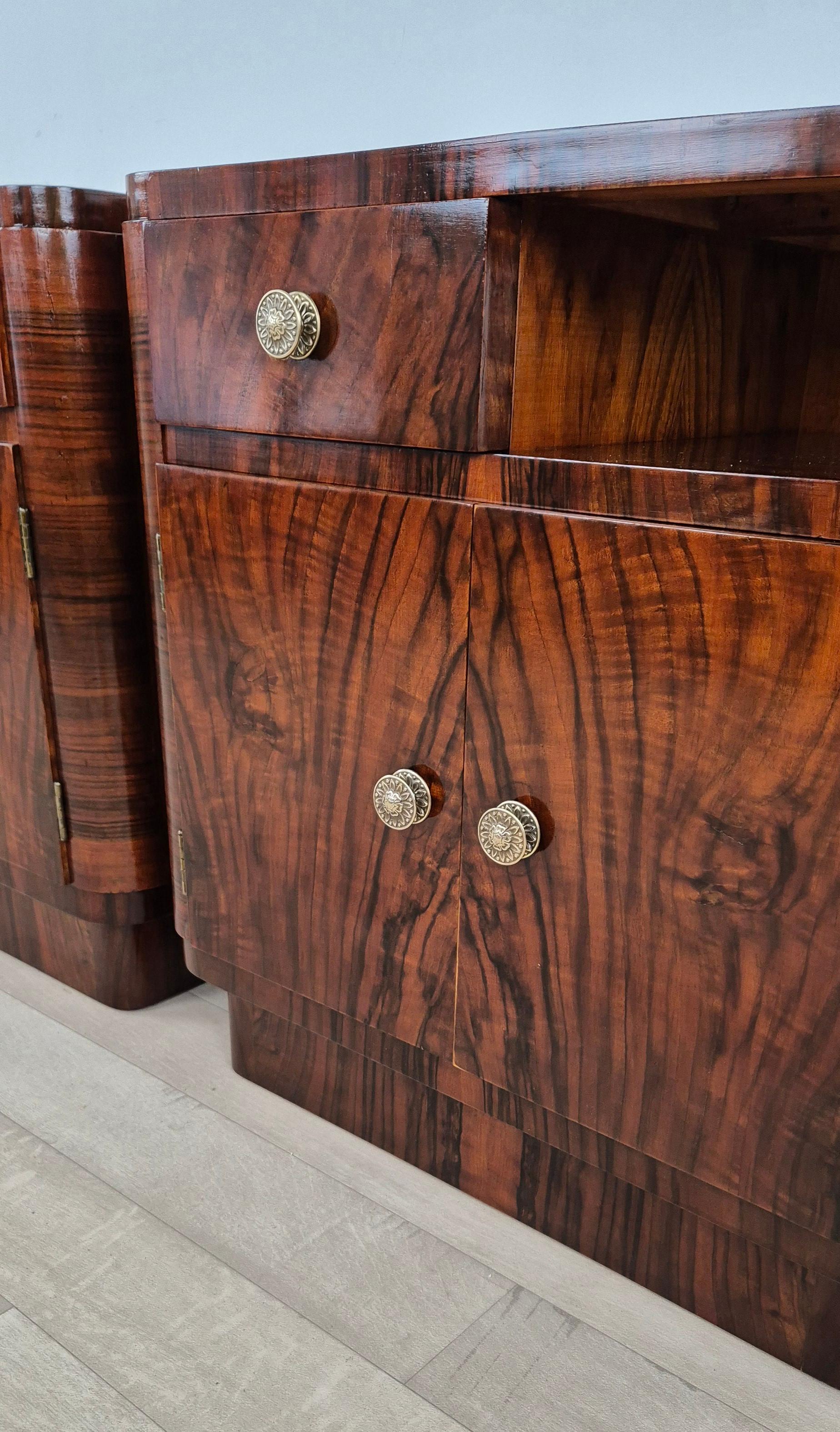 Comodini Art Déco Veneziani 