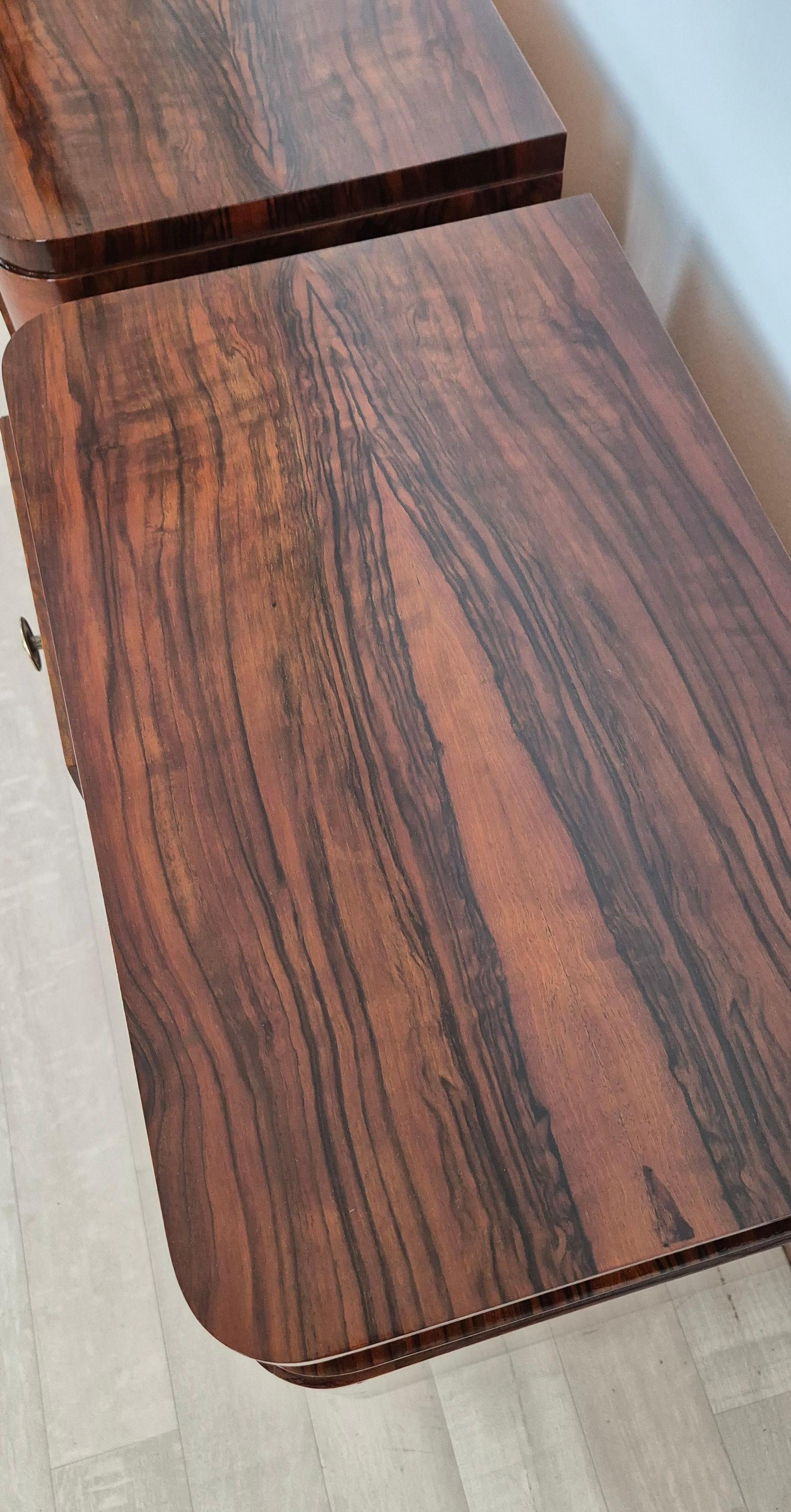 Laiton Comodini Art Déco Veneziani 