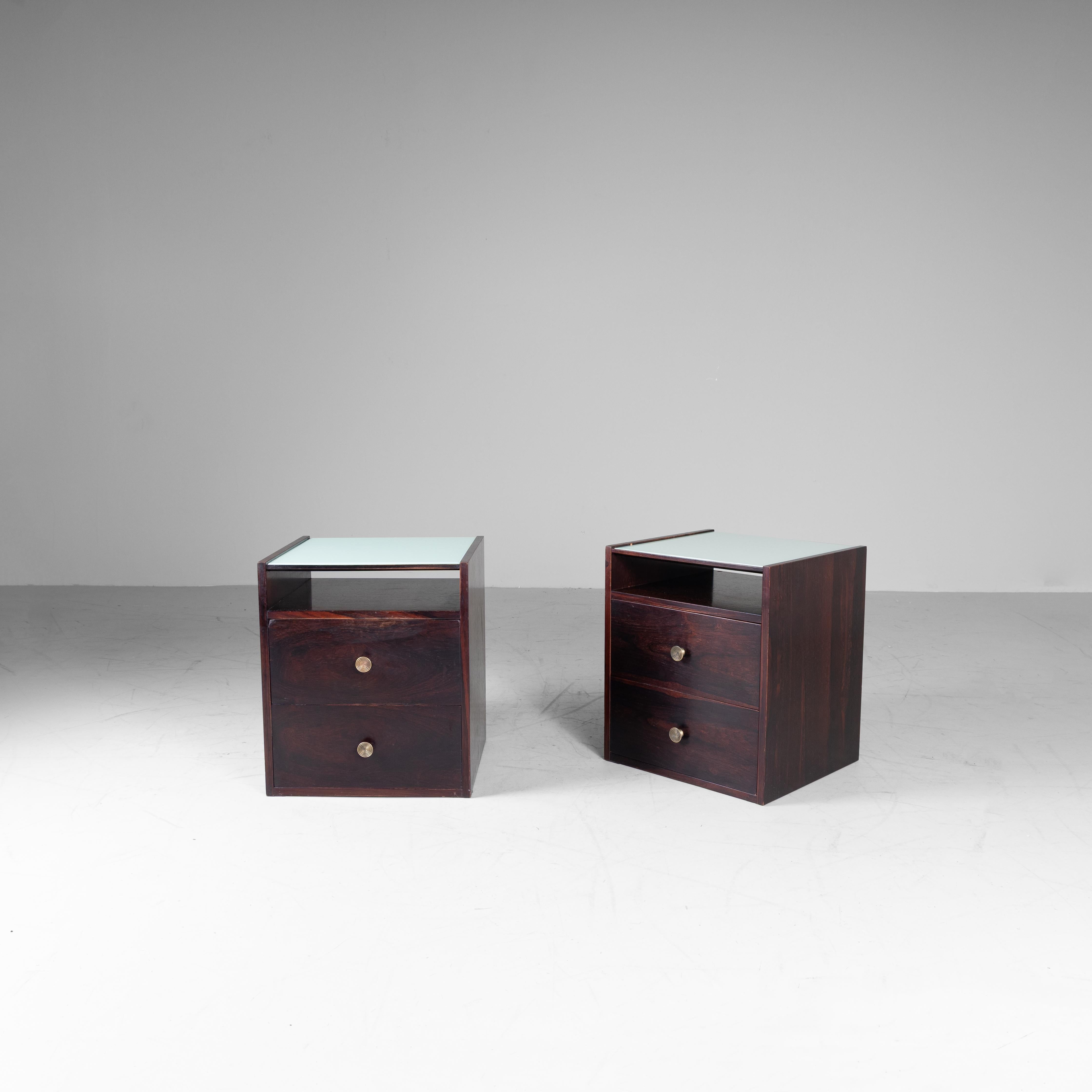 Mid-Century Modern Bedside tables D154 Carlo De Carli, Sormani, 1963 For Sale