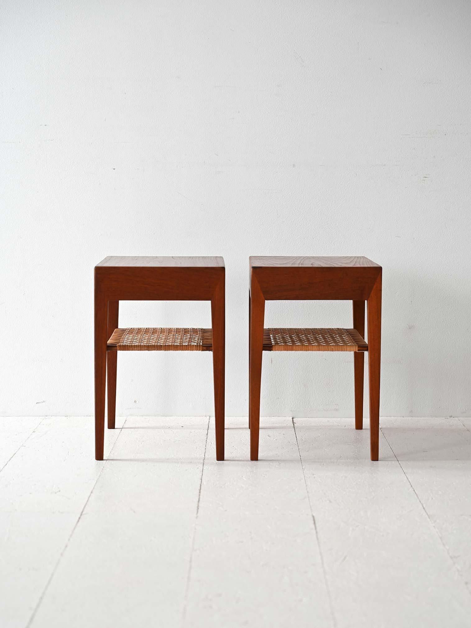 Danish nightstands by Severin Hansen In Good Condition For Sale In Brescia, IT
