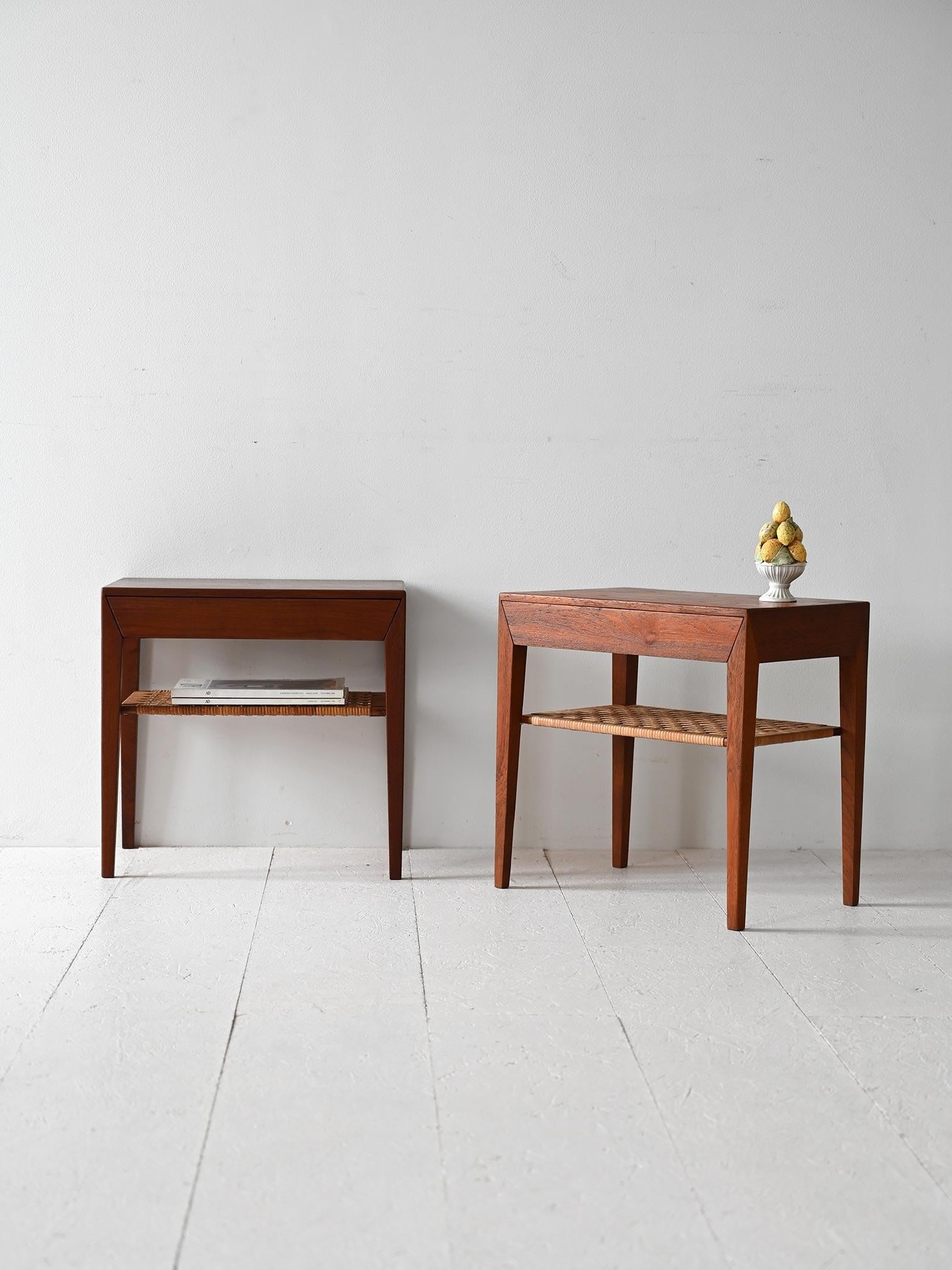 Mid-20th Century Danish nightstands by Severin Hansen For Sale