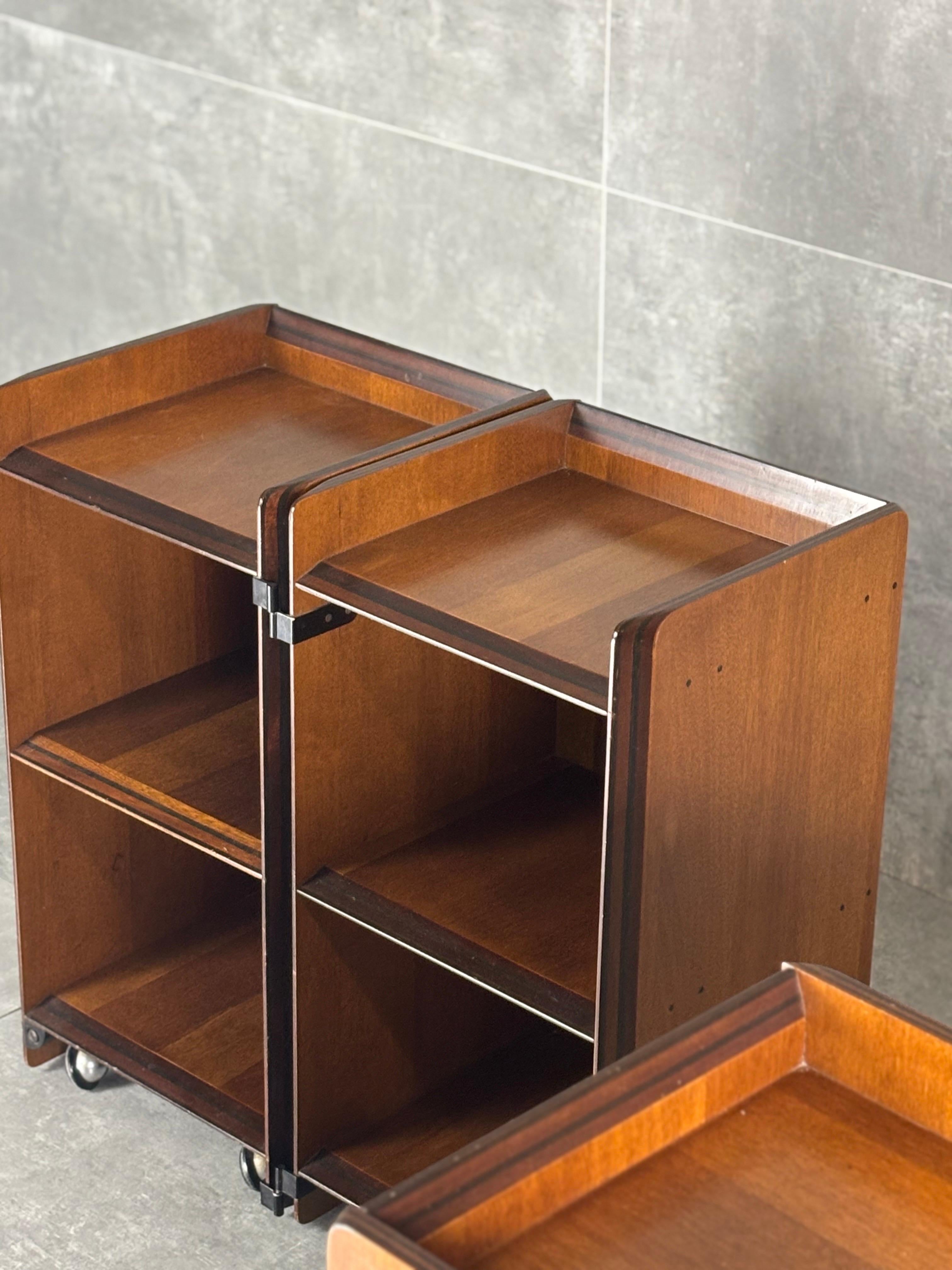 Comodini della serie ''Artona'' di Afra e Tobia Scarpa per Maxalto, 1970s, 2 In Good Condition For Sale In Quarrata, IT