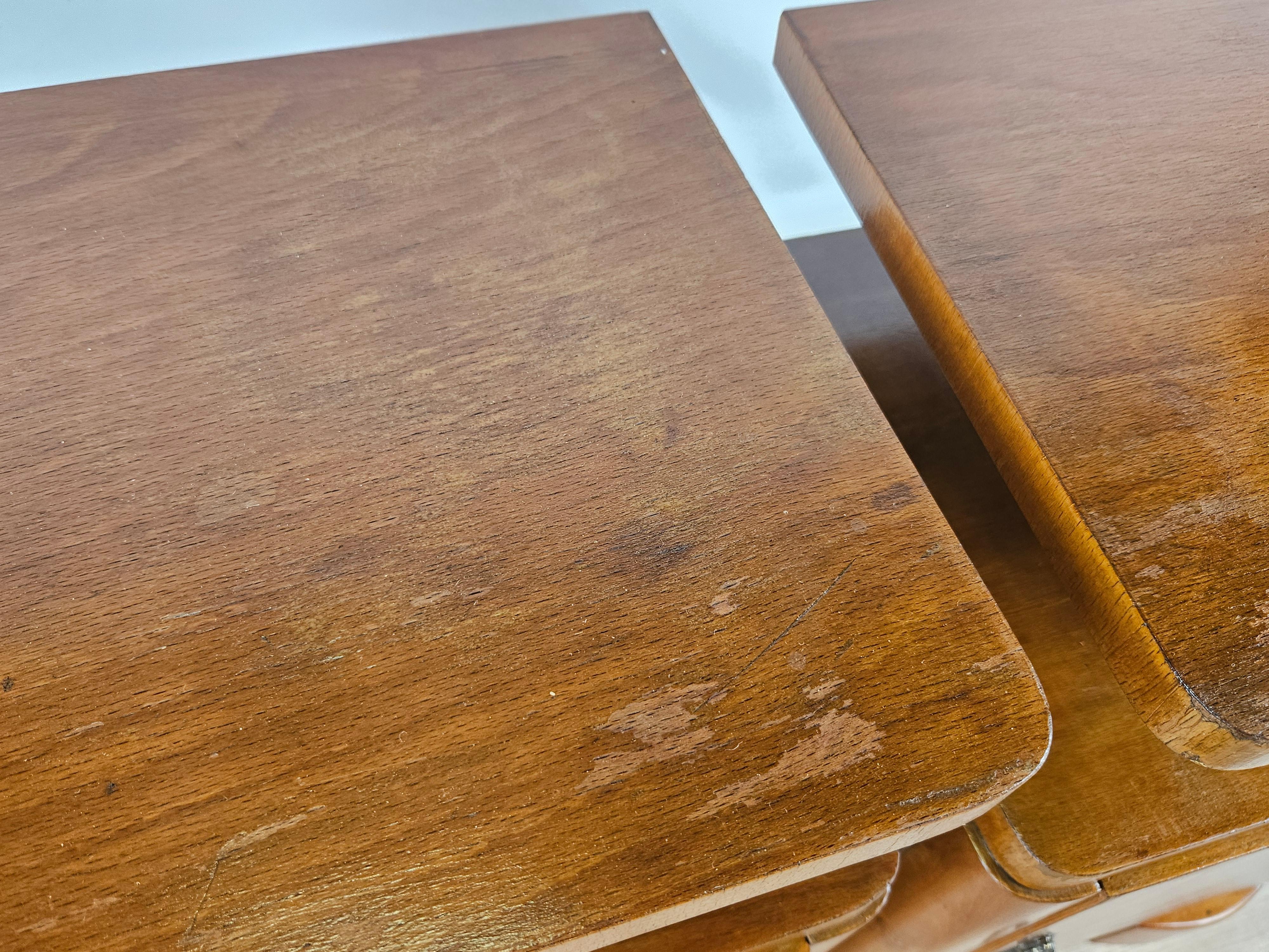 Mid-20th Century Briar bedside tables for bedroom For Sale