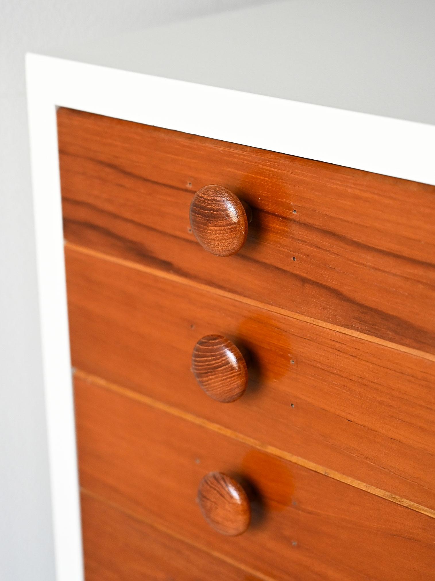 Wood Vintage nightstands with drawers For Sale