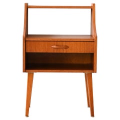 Comodino anni '60 con doppio piano
