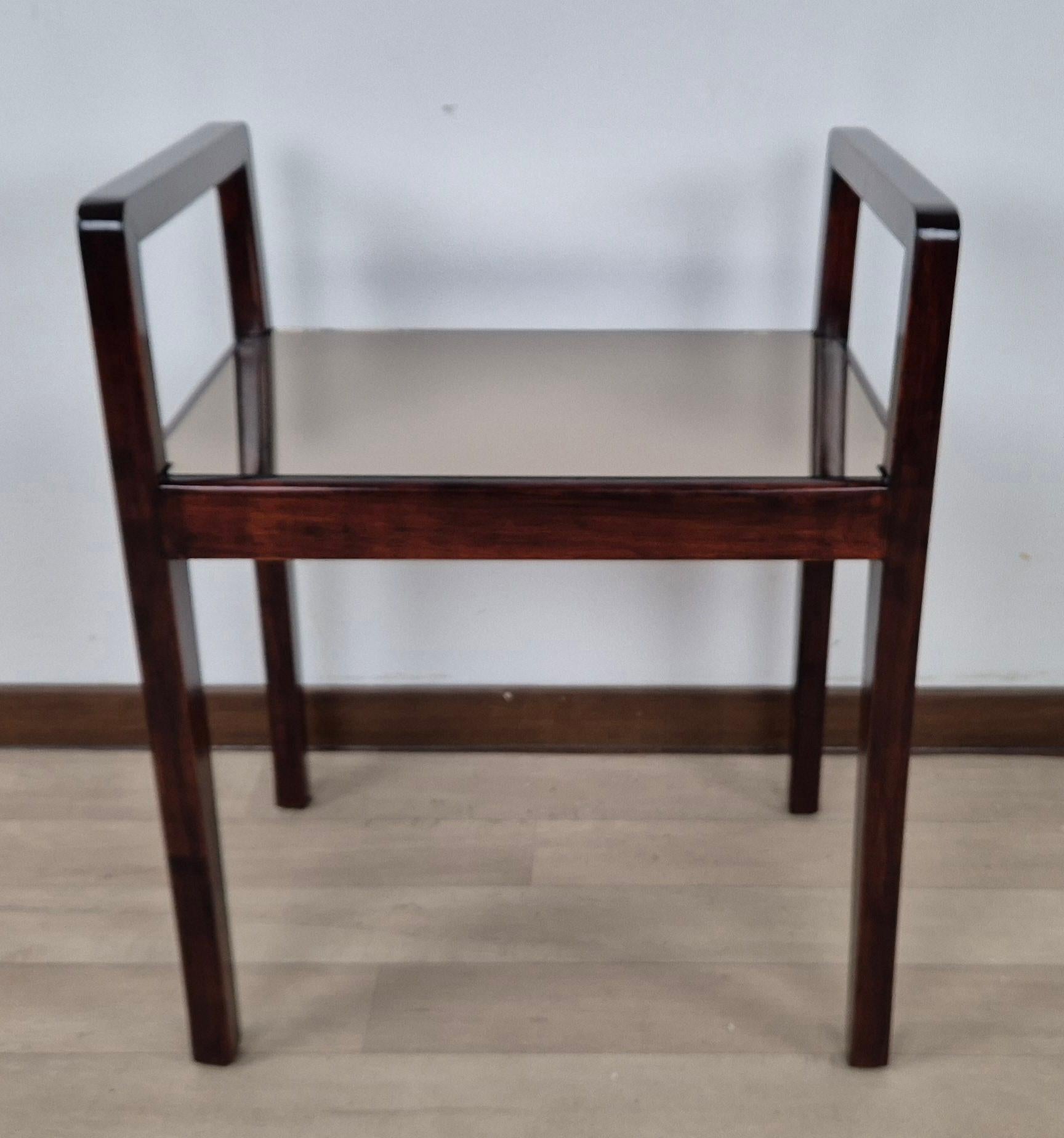 Art Deco Minimalist 'Vanity' Nachttisch (Spiegel) im Angebot