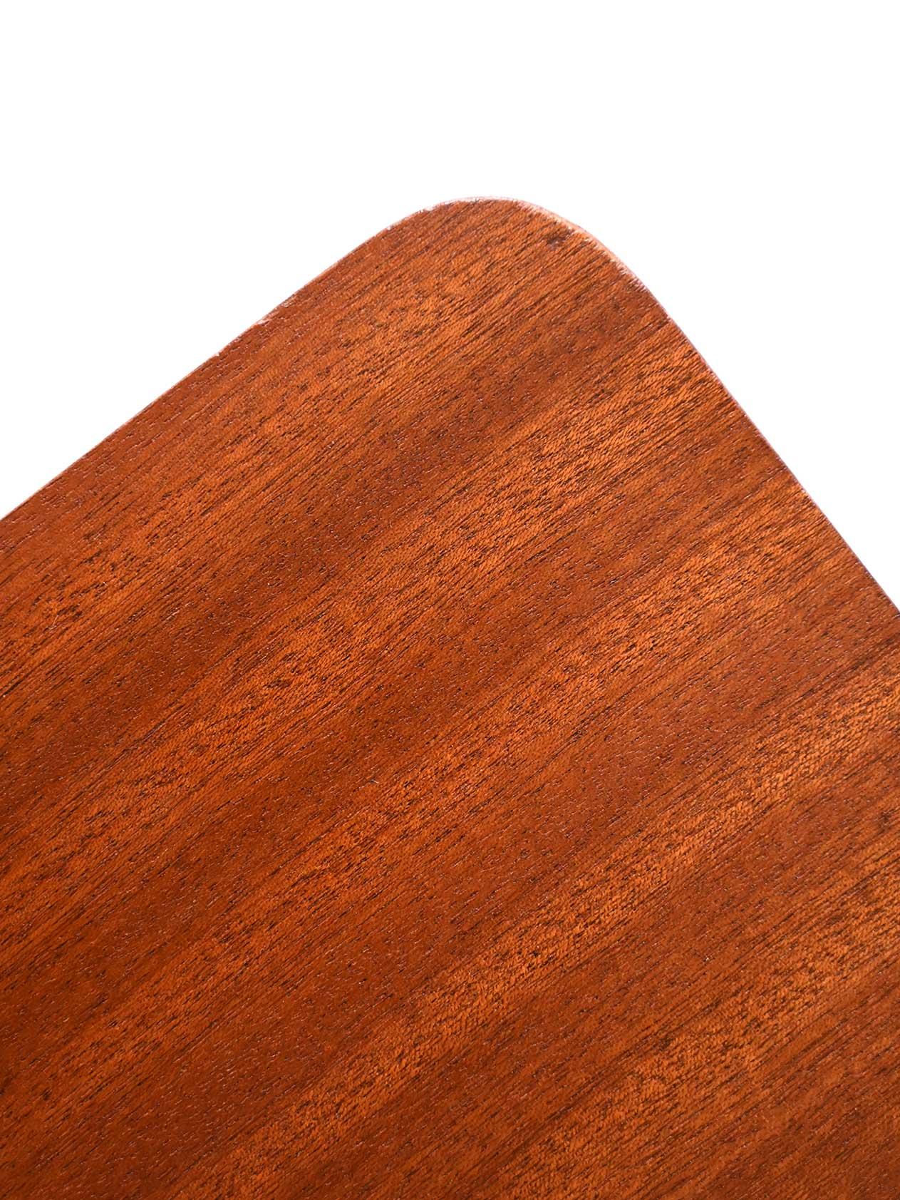 Mid-20th Century Teak bedside table and black details For Sale