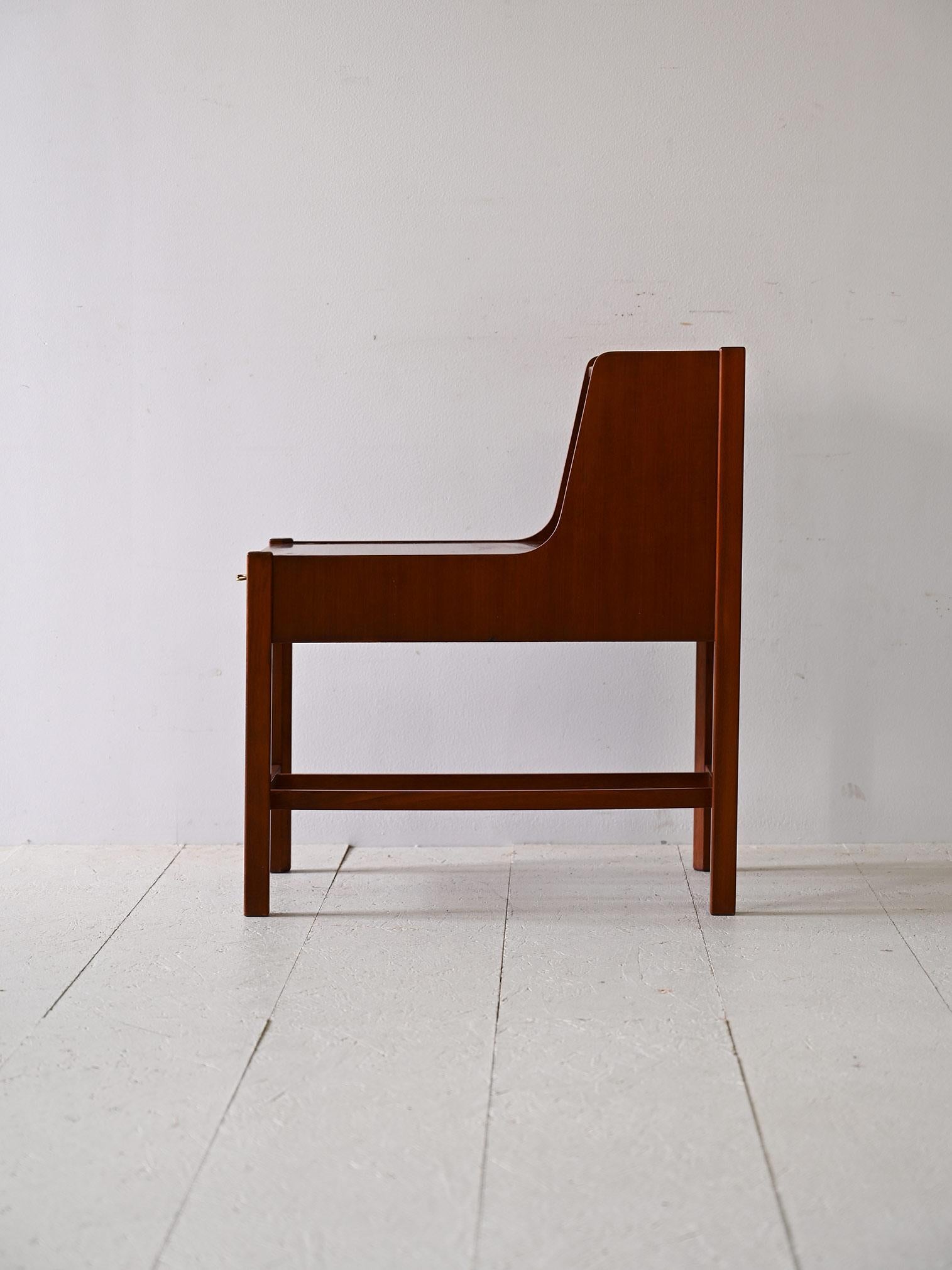 Swedish Nordic nightstand from the 1960s designed by David Rosén For Sale