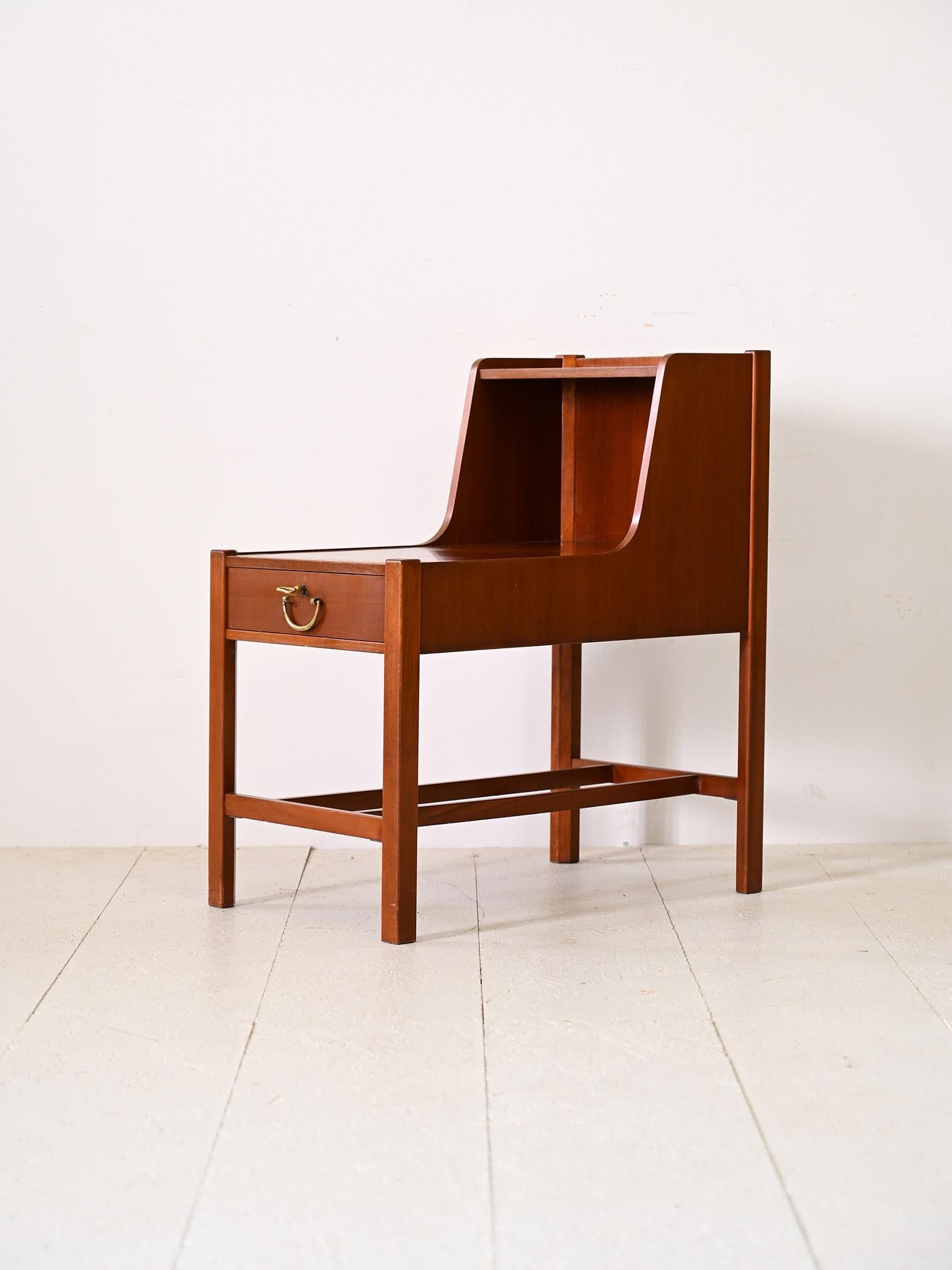 Nordic nightstand from the 1960s designed by David Rosén In Good Condition For Sale In Brescia, IT