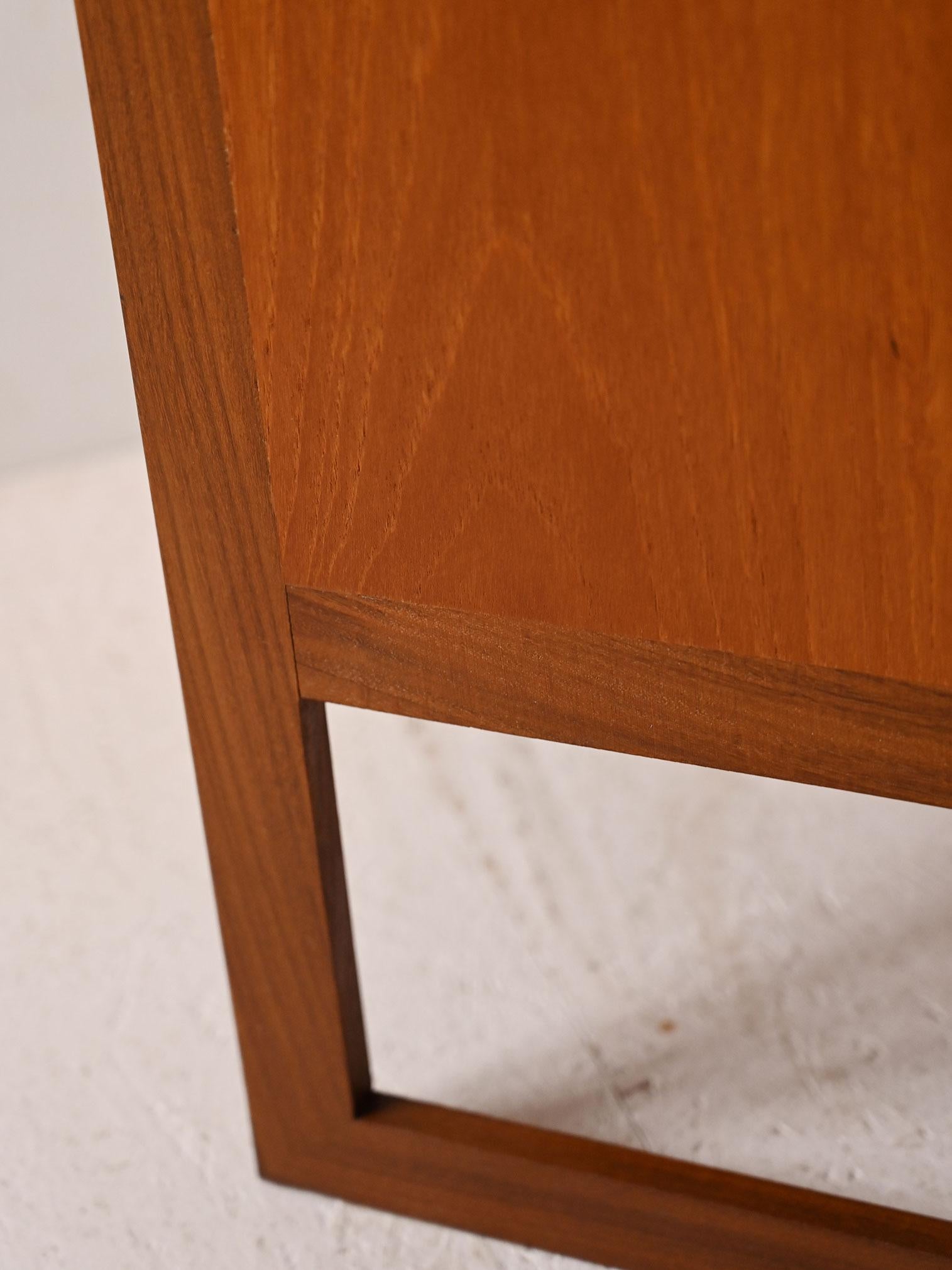 Teck Table de chevet 