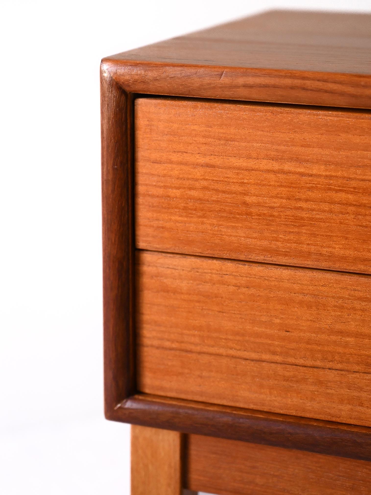 Mid-20th Century Scandinavian nightstand with two drawers