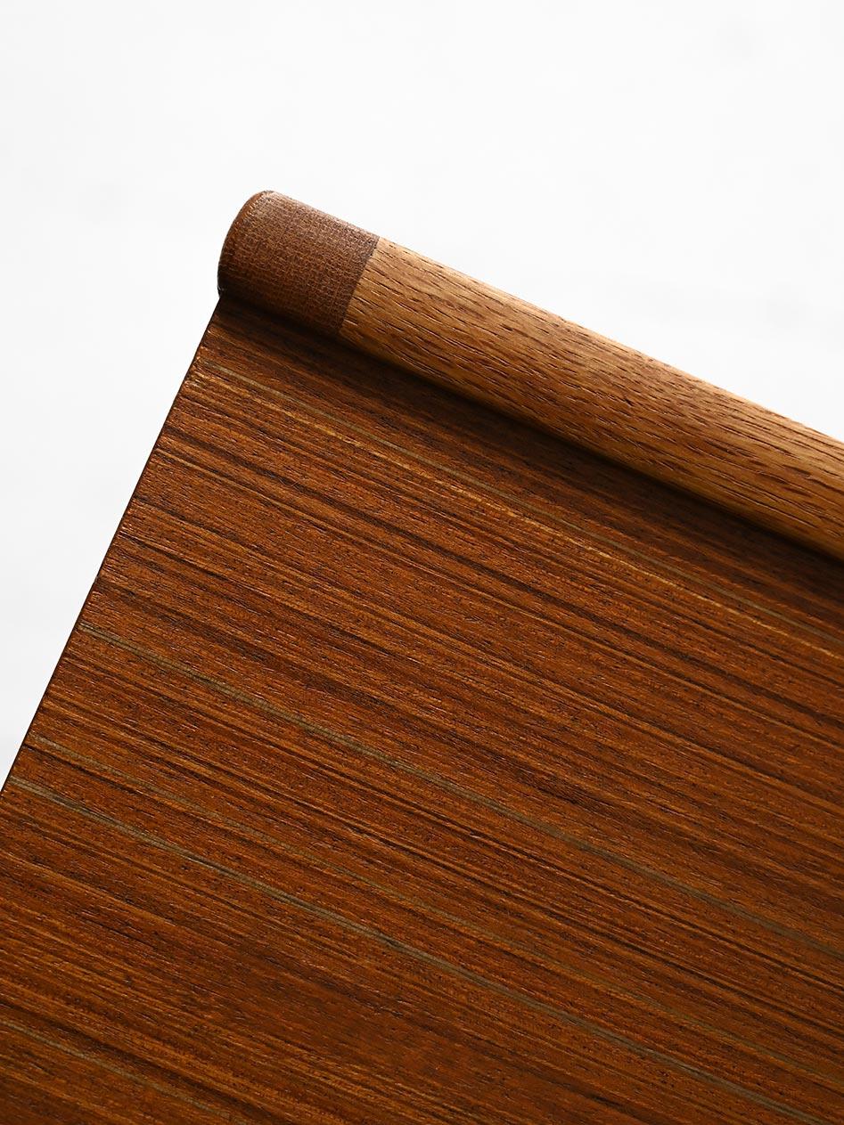 Mid-20th Century Scandinavian nightstand with carved handle For Sale