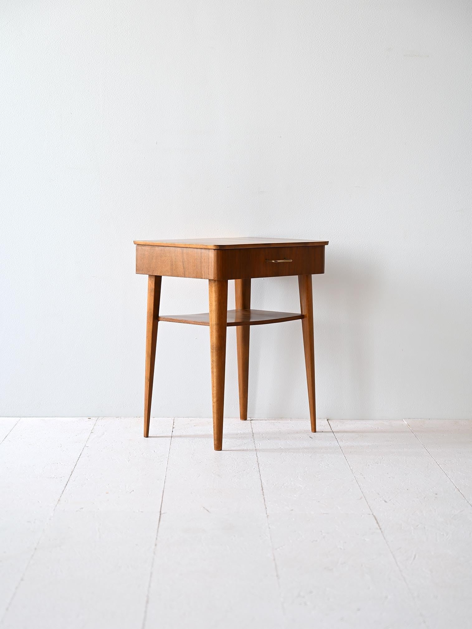 Scandinavian Modern Scandinavian mahogany nightstand For Sale