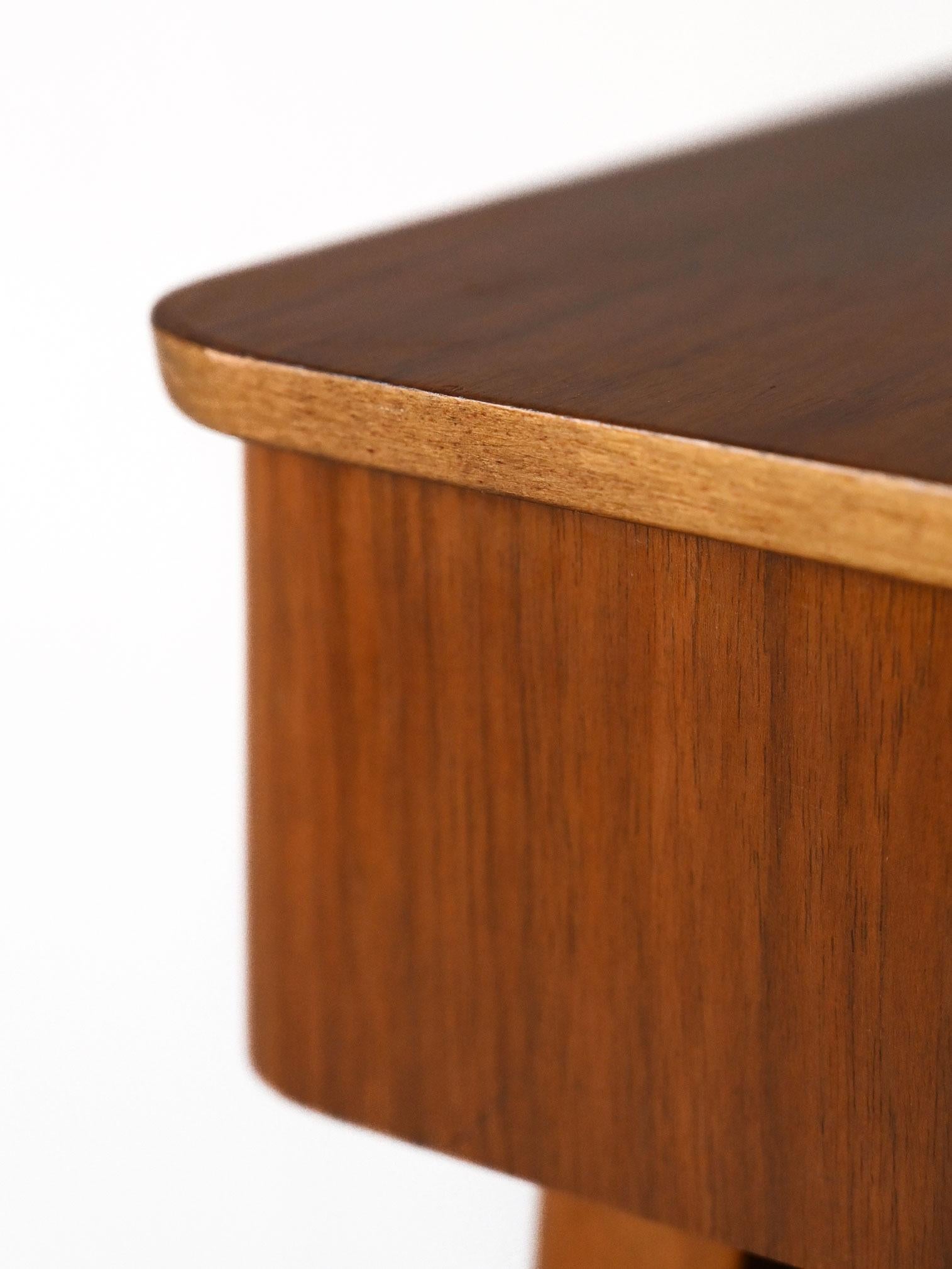 Scandinavian mahogany nightstand For Sale 3