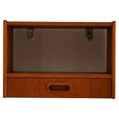 Table de chevet murale scandinave vintage des années 1960