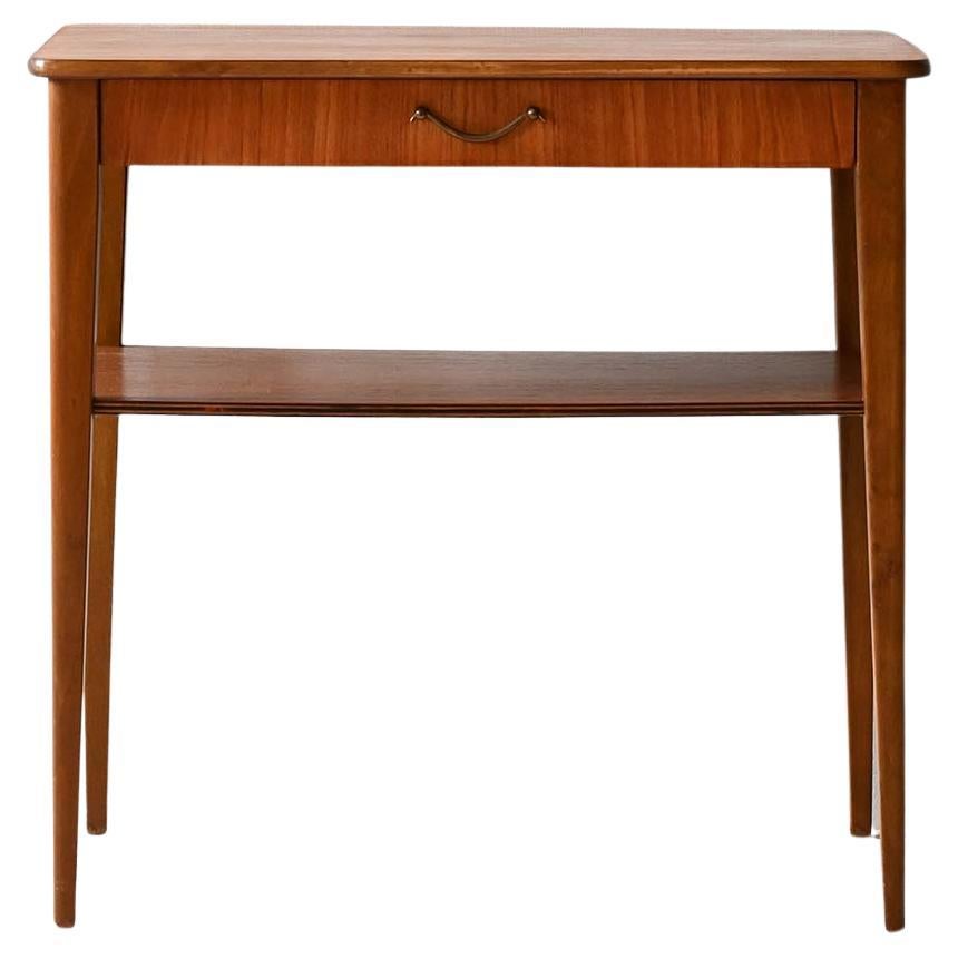 Comodino scandinavo vintage in teak Björkås Möbelfabrik in vendita