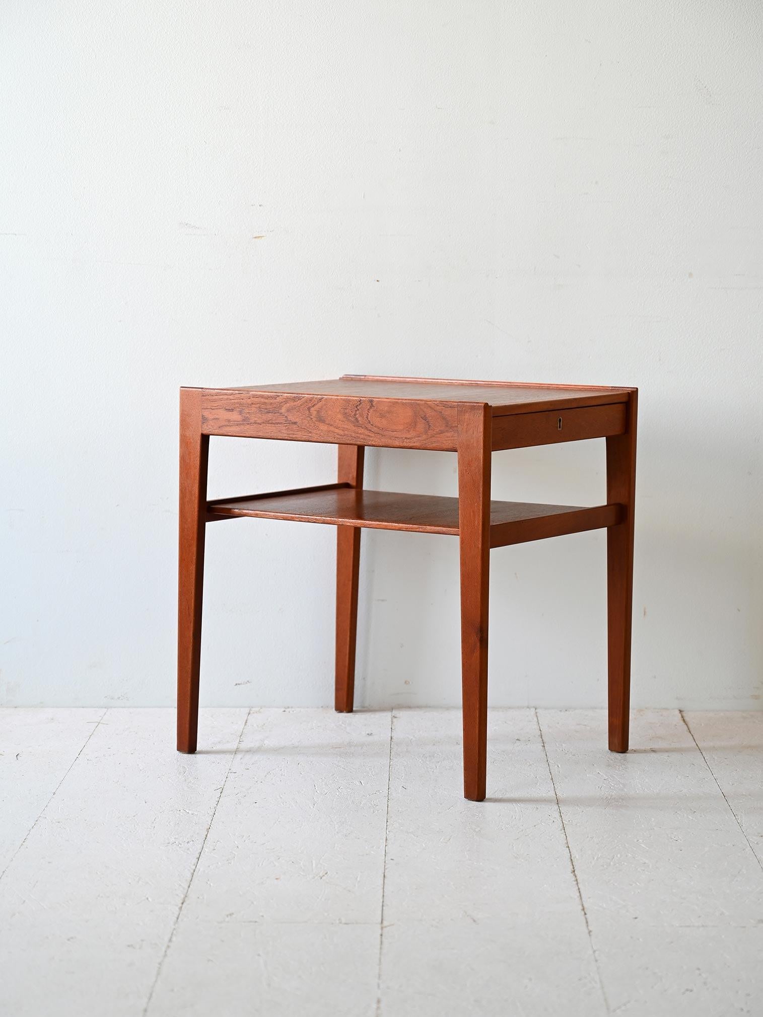 Scandinavo moderno Comodino Tingstroms di modernariato