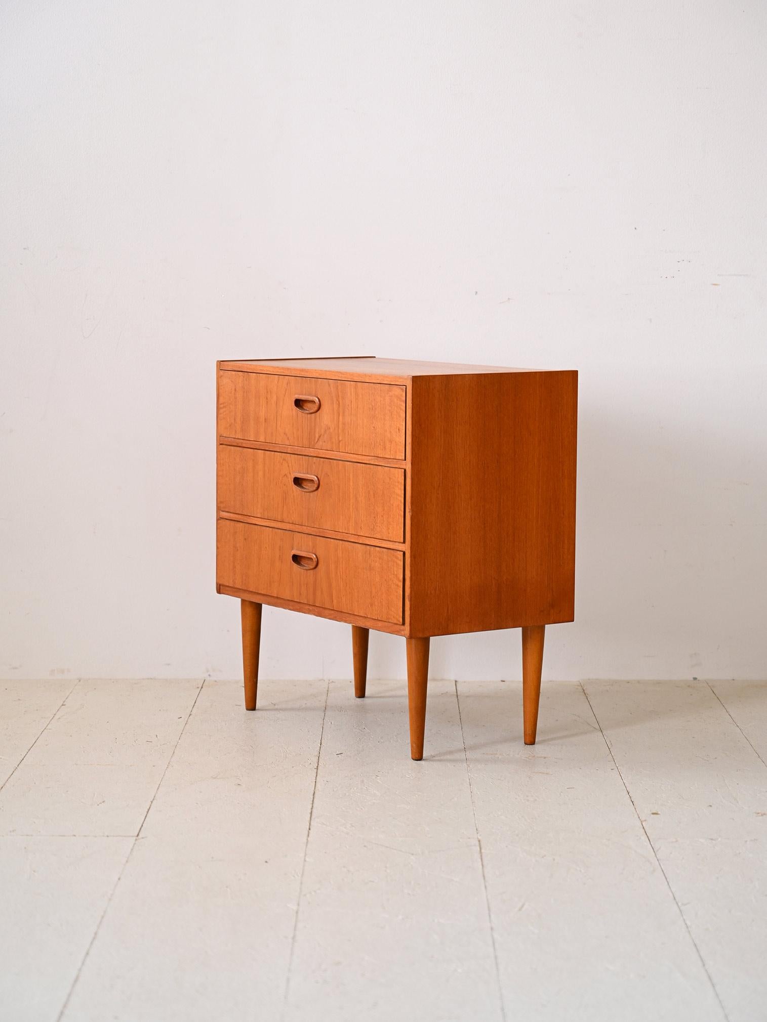 Danish Vintage teak nightstand For Sale