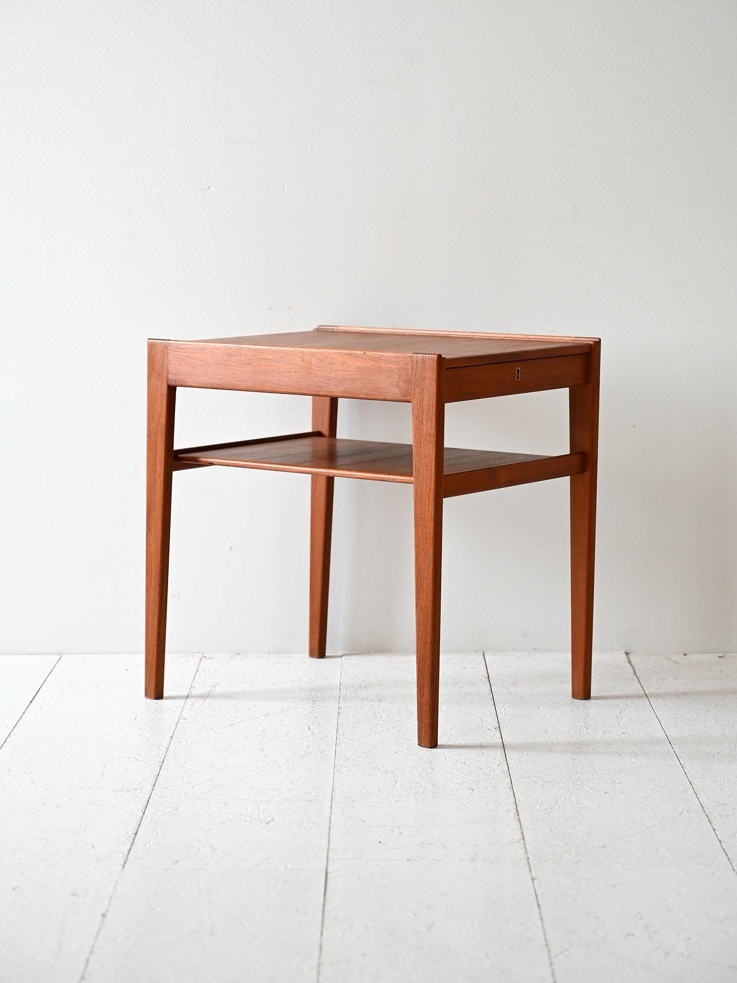Swedish Comodino vintage svedese di Egström & Mírstrand per Dixi en vente