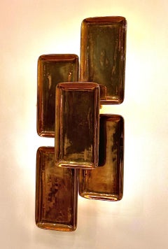 COMOR Brass Casting Monumental Wall Sconce