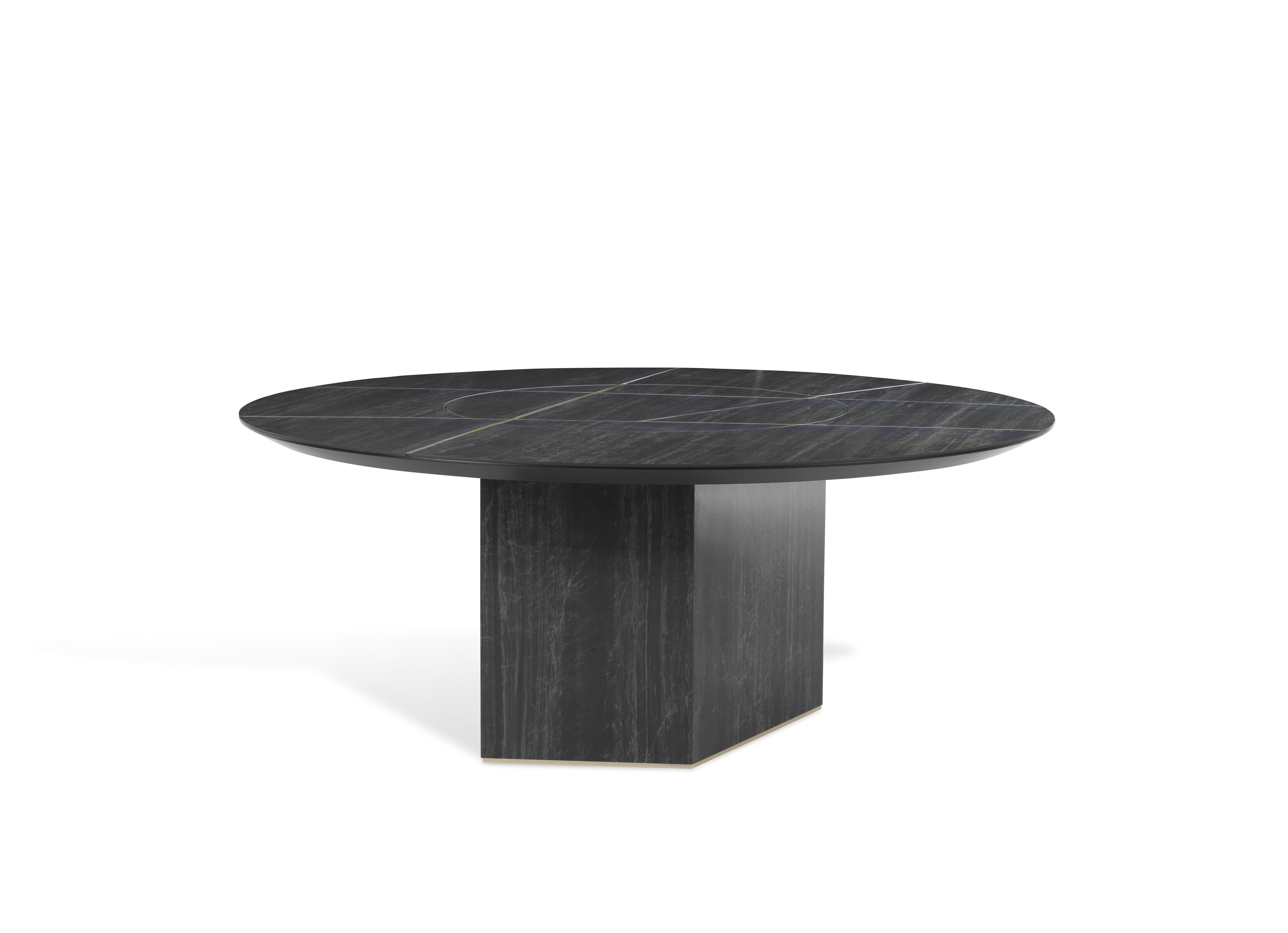 21st Century Comore Round Dining Table in Gres by Roberto Cavalli Home Interiors For Sale